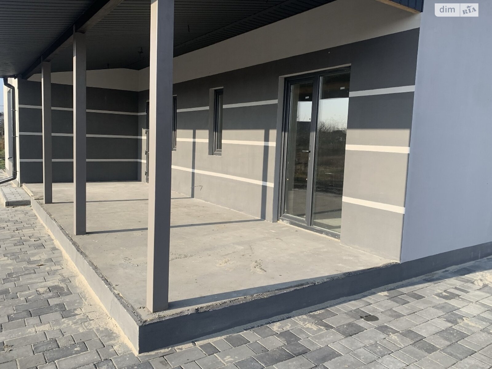 одноэтажный дом с верандой, 118 кв. м, газобетон. Продажа в Обуховке фото 1