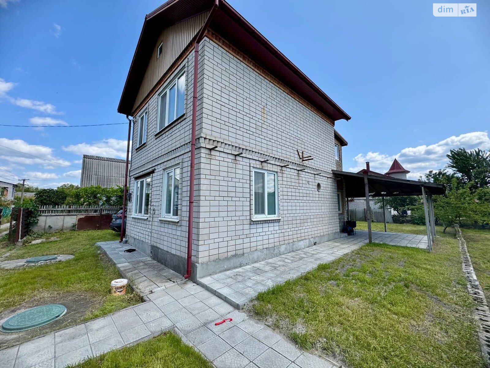двухэтажный дом, 100 кв. м, кирпич. Продажа в Обуховке фото 1 двухэтажный дом, 100 кв. м, кирпич. Продажа в Обуховке фото 1