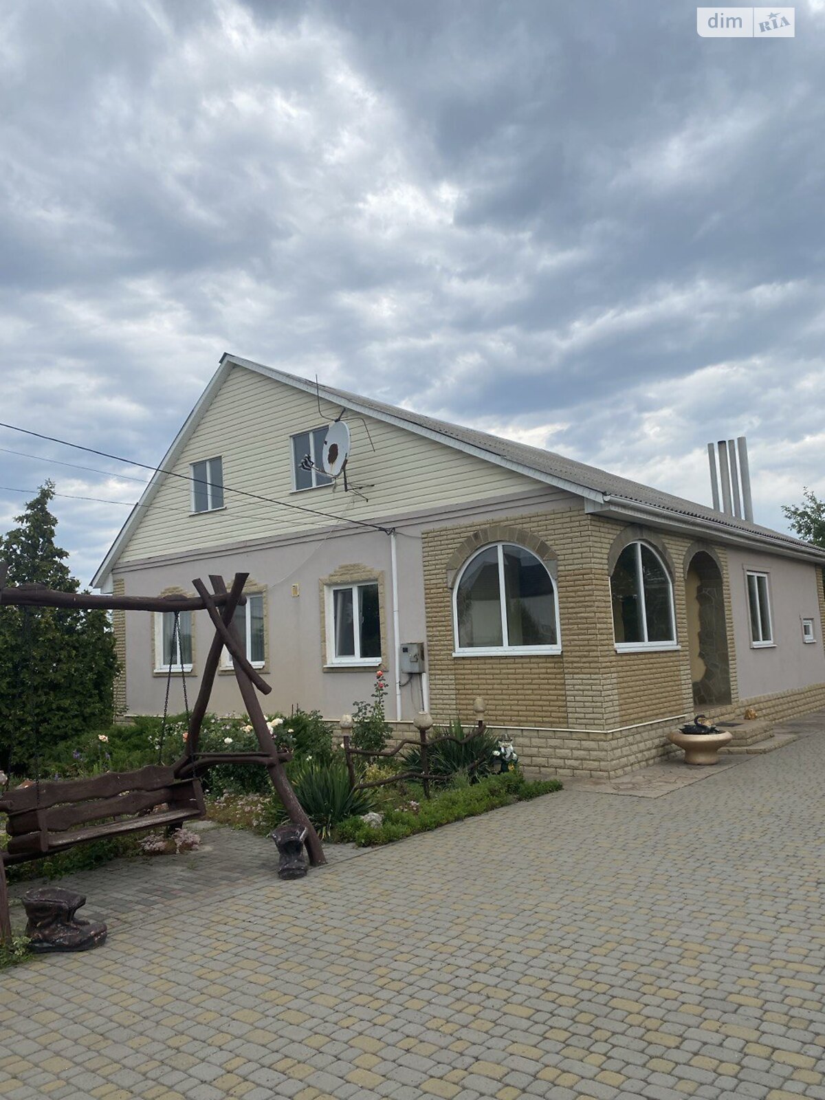 одноповерховий будинок з гаражем, 103.2 кв. м, цегла. Продаж у Обухівці фото 1 одноповерховий будинок з гаражем, 103.2 кв. м, цегла. Продаж у Обухівці фото 1