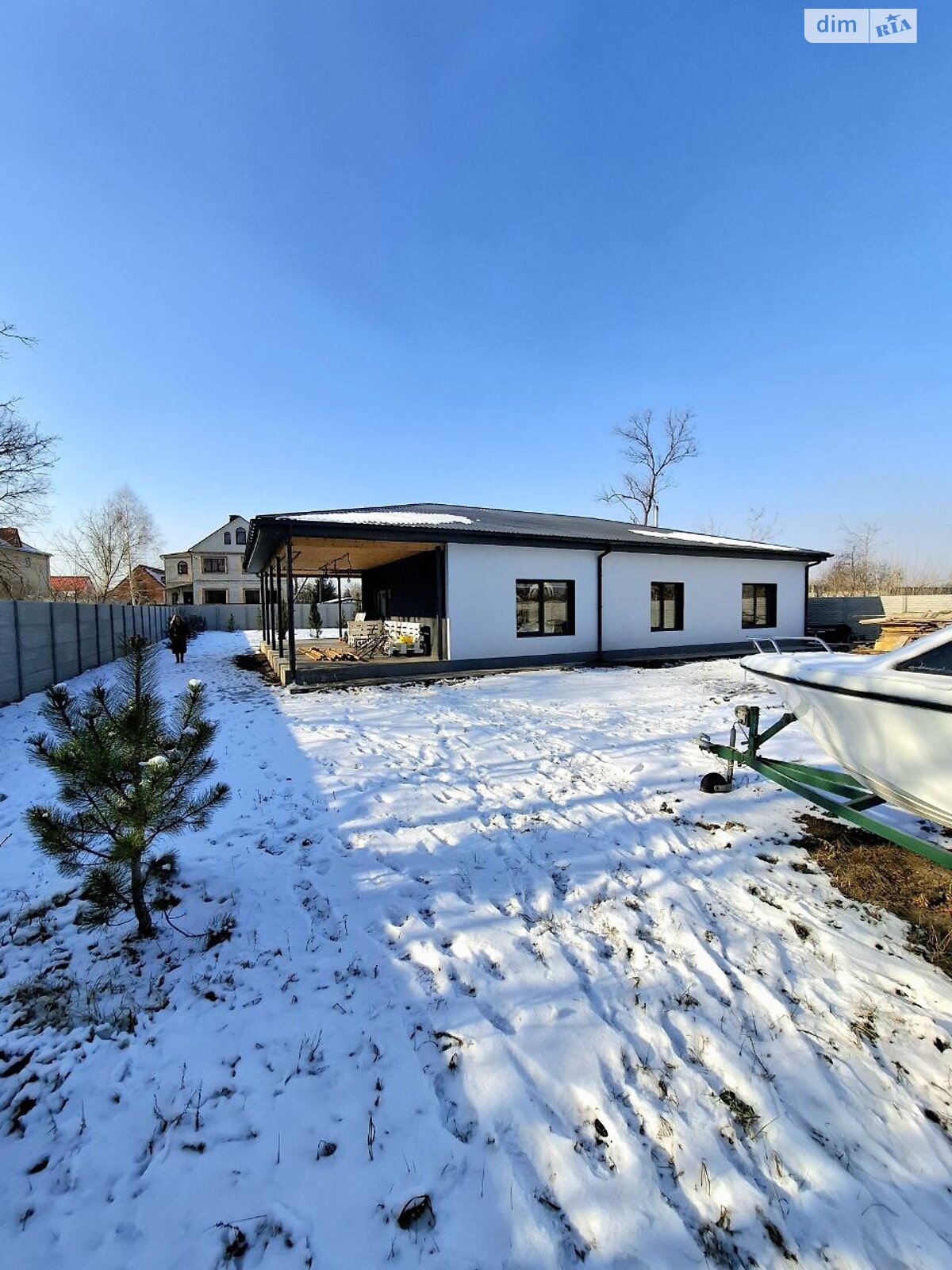 одноповерховий будинок з опаленням, 119.7 кв. м, газобетон. Продаж у Обухівці фото 1 одноповерховий будинок з опаленням, 119.7 кв. м, газобетон. Продаж у Обухівці фото 1