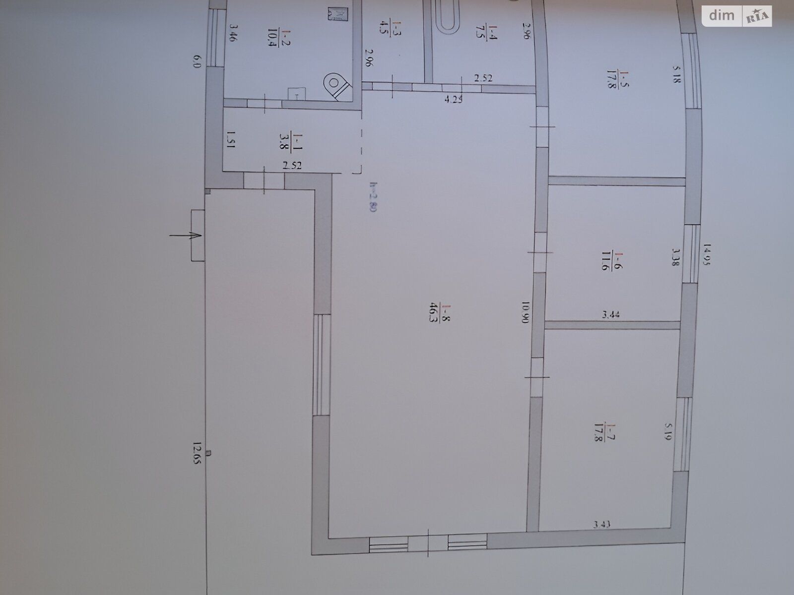 одноповерховий будинок з опаленням, 119.7 кв. м, цегла. Продаж у Обухівці фото 1 одноповерховий будинок з опаленням, 119.7 кв. м, цегла. Продаж у Обухівці фото 1