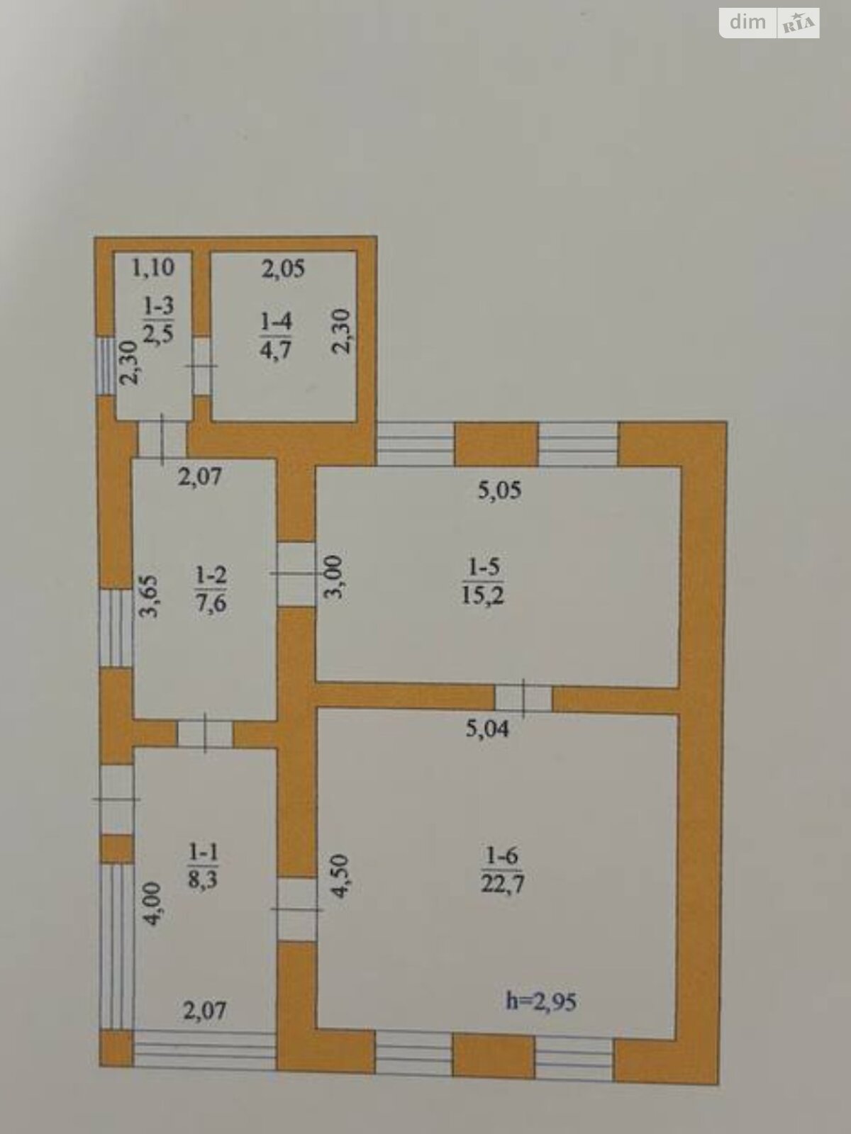 одноповерховий будинок, 61 кв. м, цегла. Продаж в Одесі, район Великий Фонтан фото 1 одноповерховий будинок, 61 кв. м, цегла. Продаж в Одесі, район Великий Фонтан фото 1