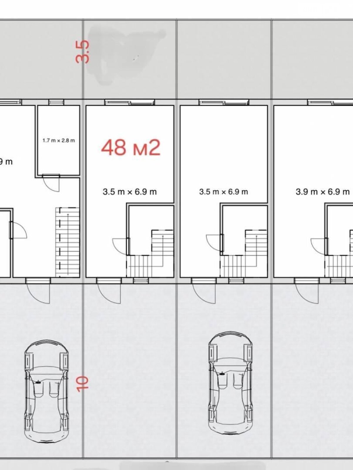 двухэтажный дом, 48 кв. м, кирпич. Продажа в Одессе район Киевский фото 1