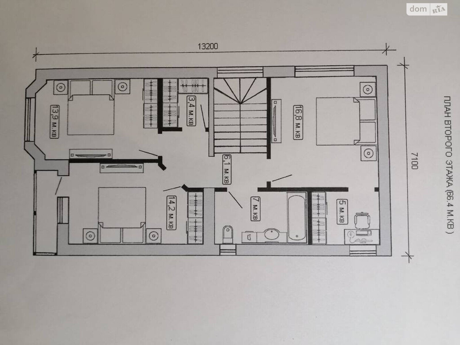 двоповерховий будинок з балконом, 160 кв. м, монолітно-каркасний. Продаж в Одесі, район Київський фото 1