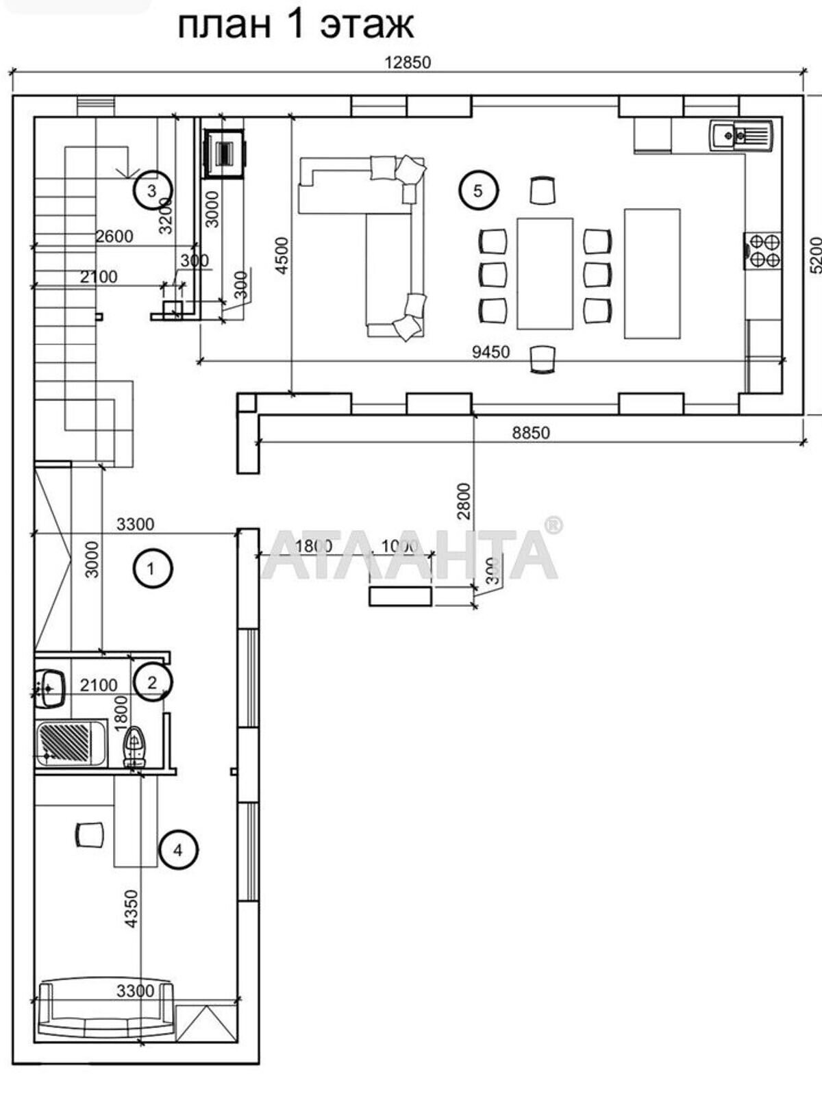 двоповерховий будинок, 185 кв. м, газобетон. Продаж в Одесі, район Київський фото 1