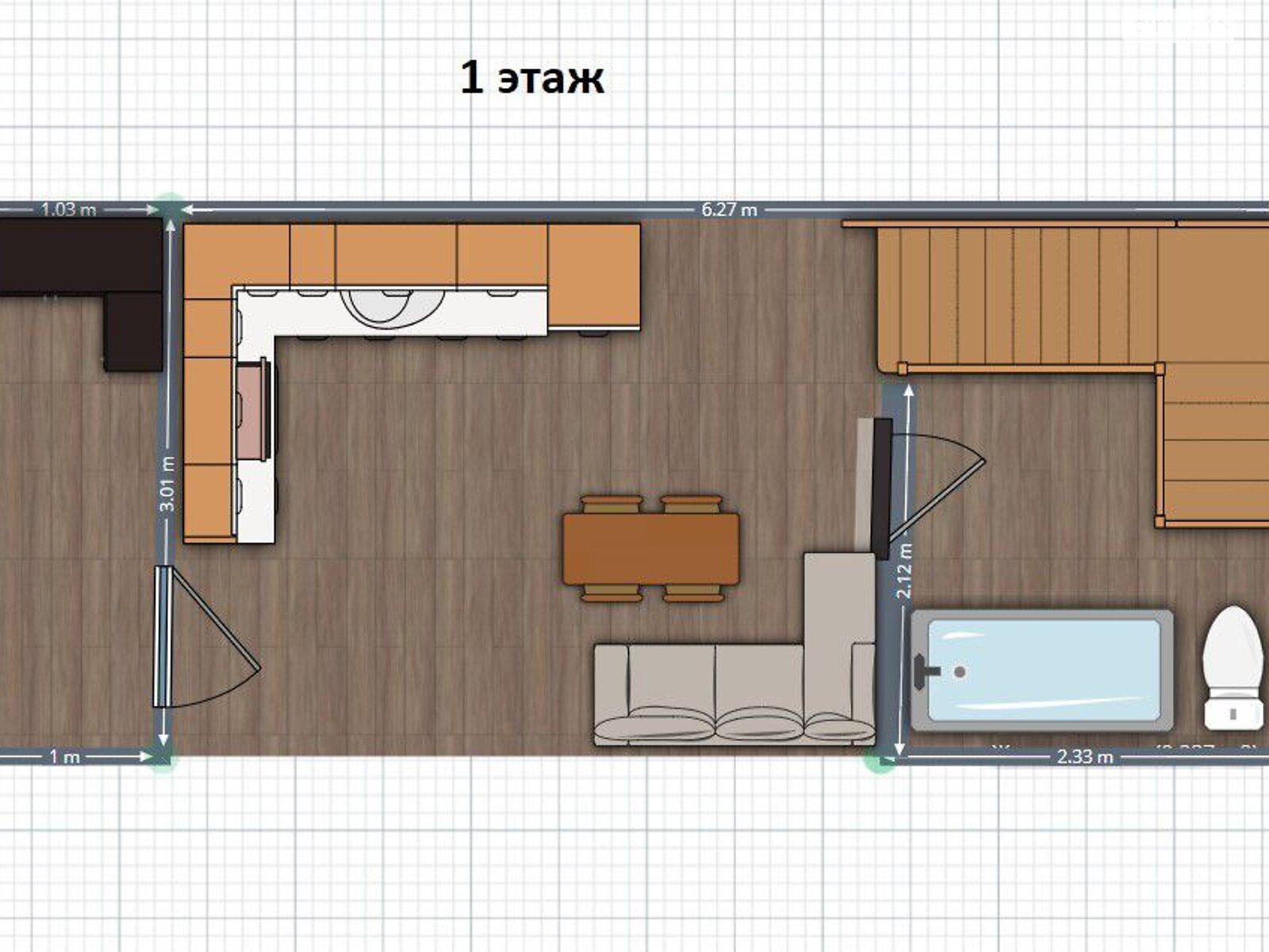 двухэтажный дом, 44 кв. м, газобетон. Продажа в Одессе район Хаджибейский фото 1