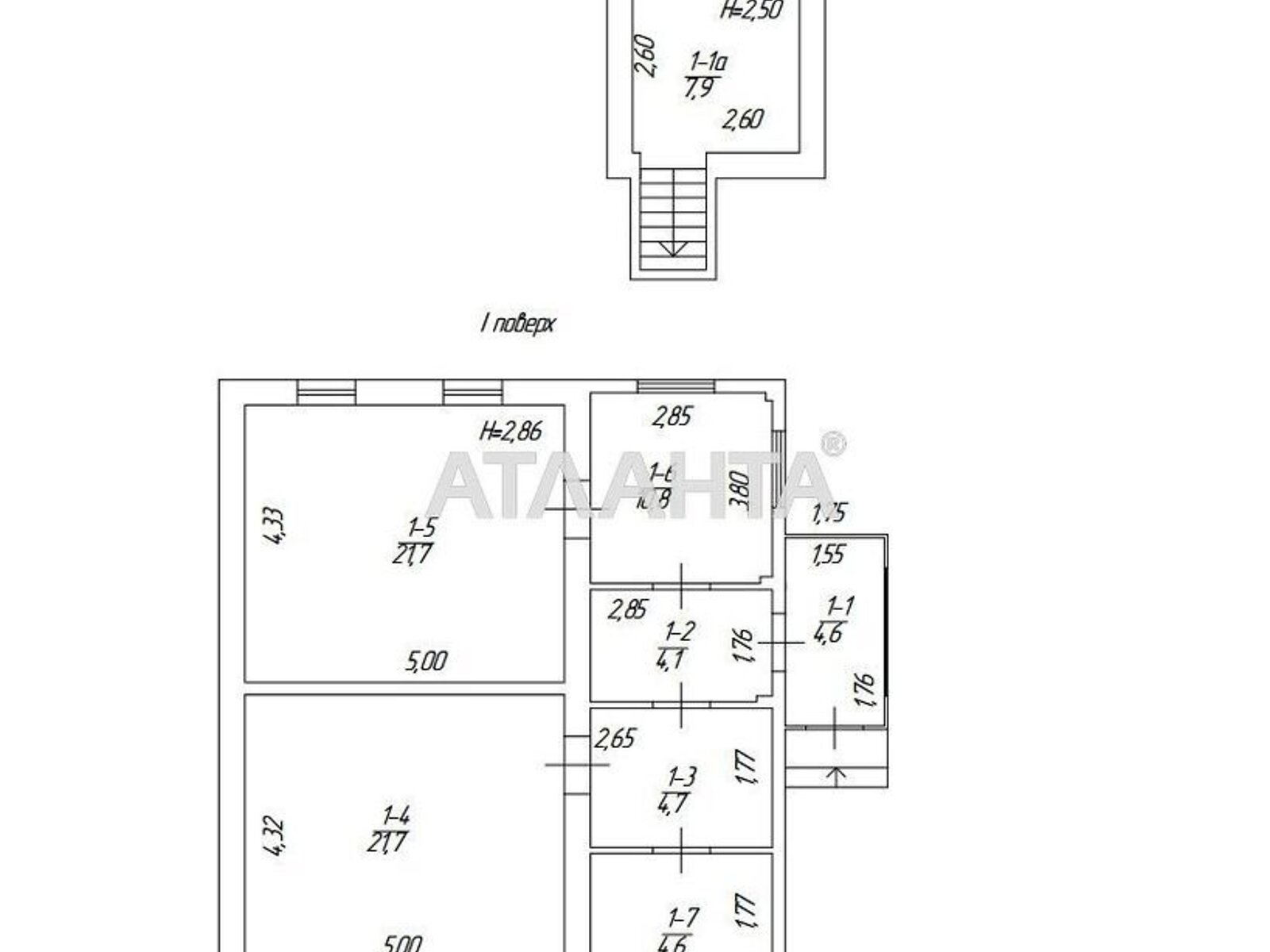 одноповерховий будинок, 80 кв. м, ракушечник (ракушняк). Продаж в Одесі, район Пересипський фото 1