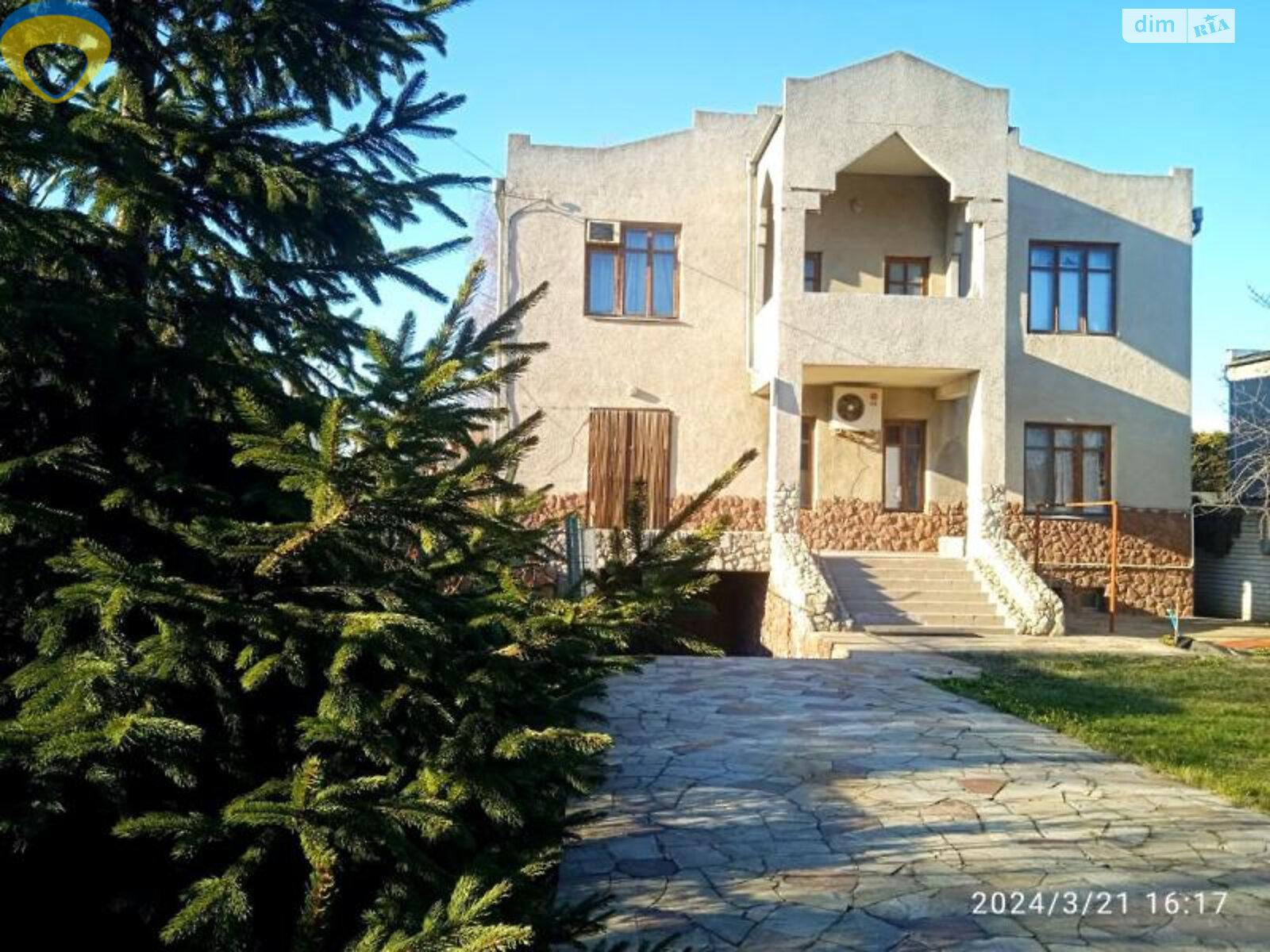 двоповерховий будинок з балконом, 385 кв. м, бутовий камінь. Продаж в Одесі, район Приморський фото 1