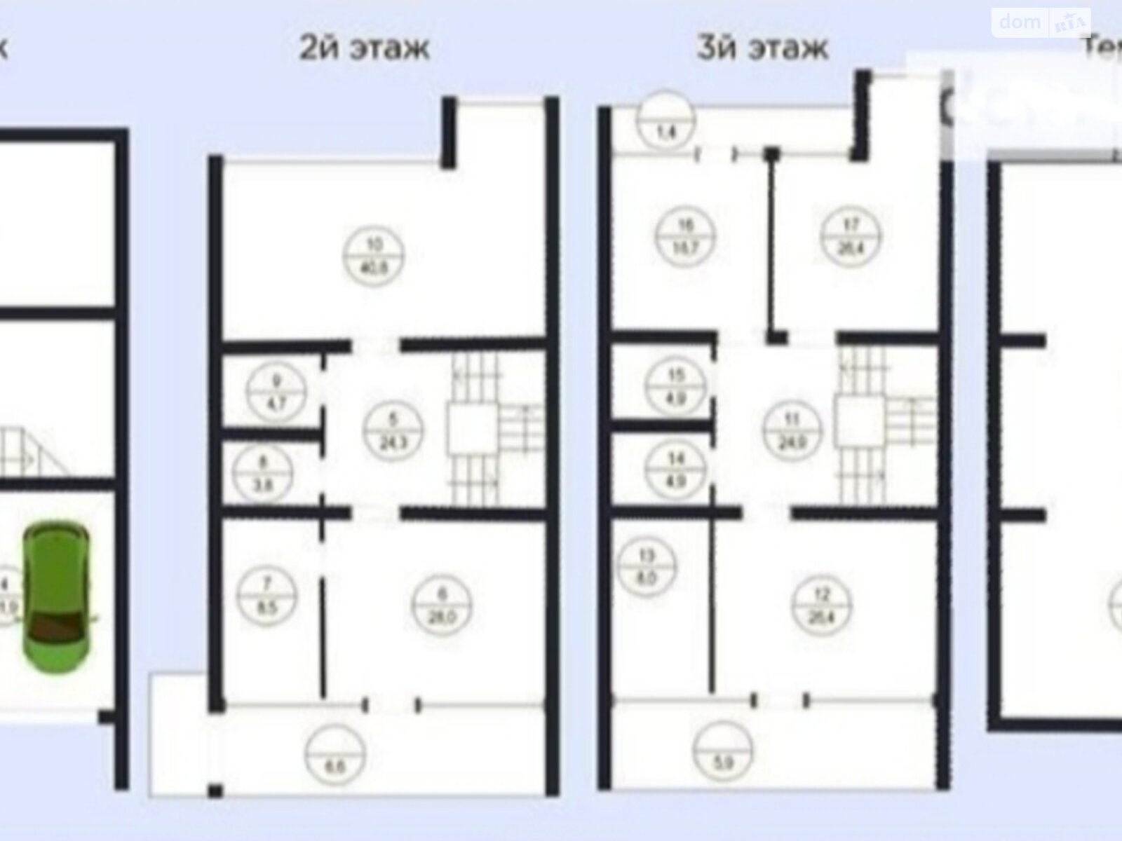 трехэтажный дом, 470 кв. м, кирпич. Продажа в Одессе район Приморский фото 1