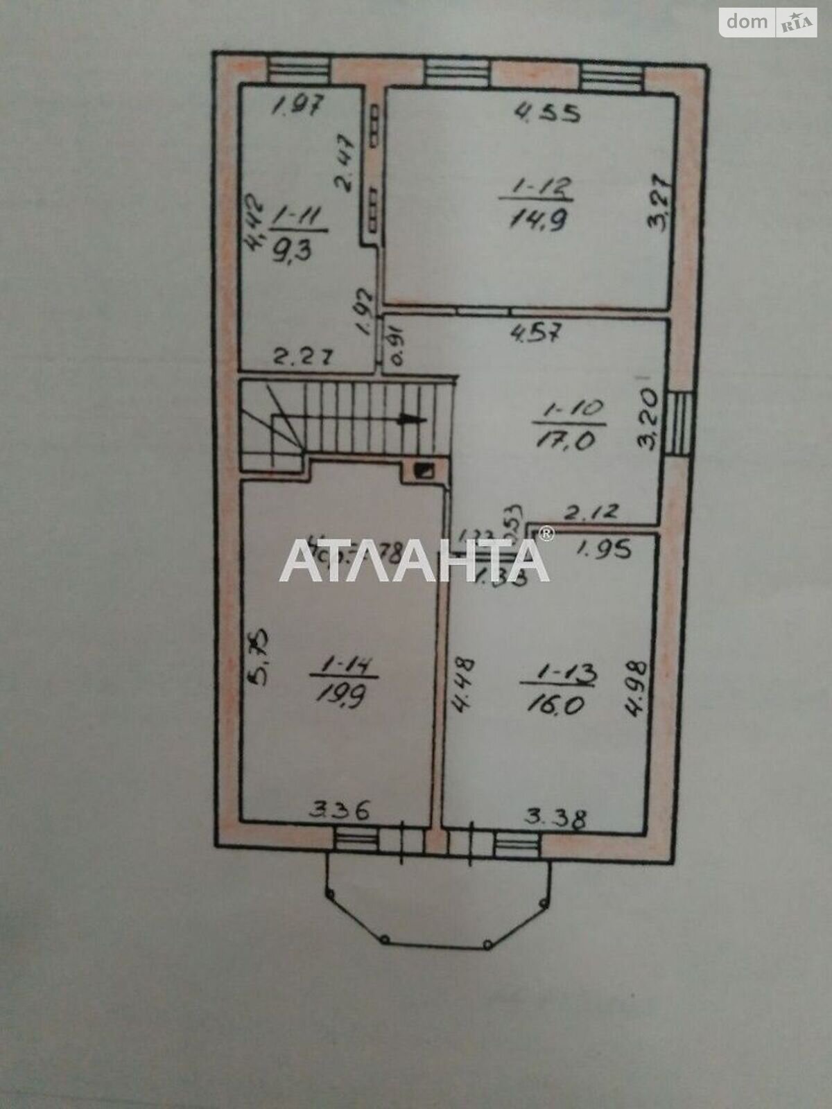 трехэтажный дом, 170.8 кв. м, ракушечник (ракушняк). Продажа в Одессе район Приморский фото 1