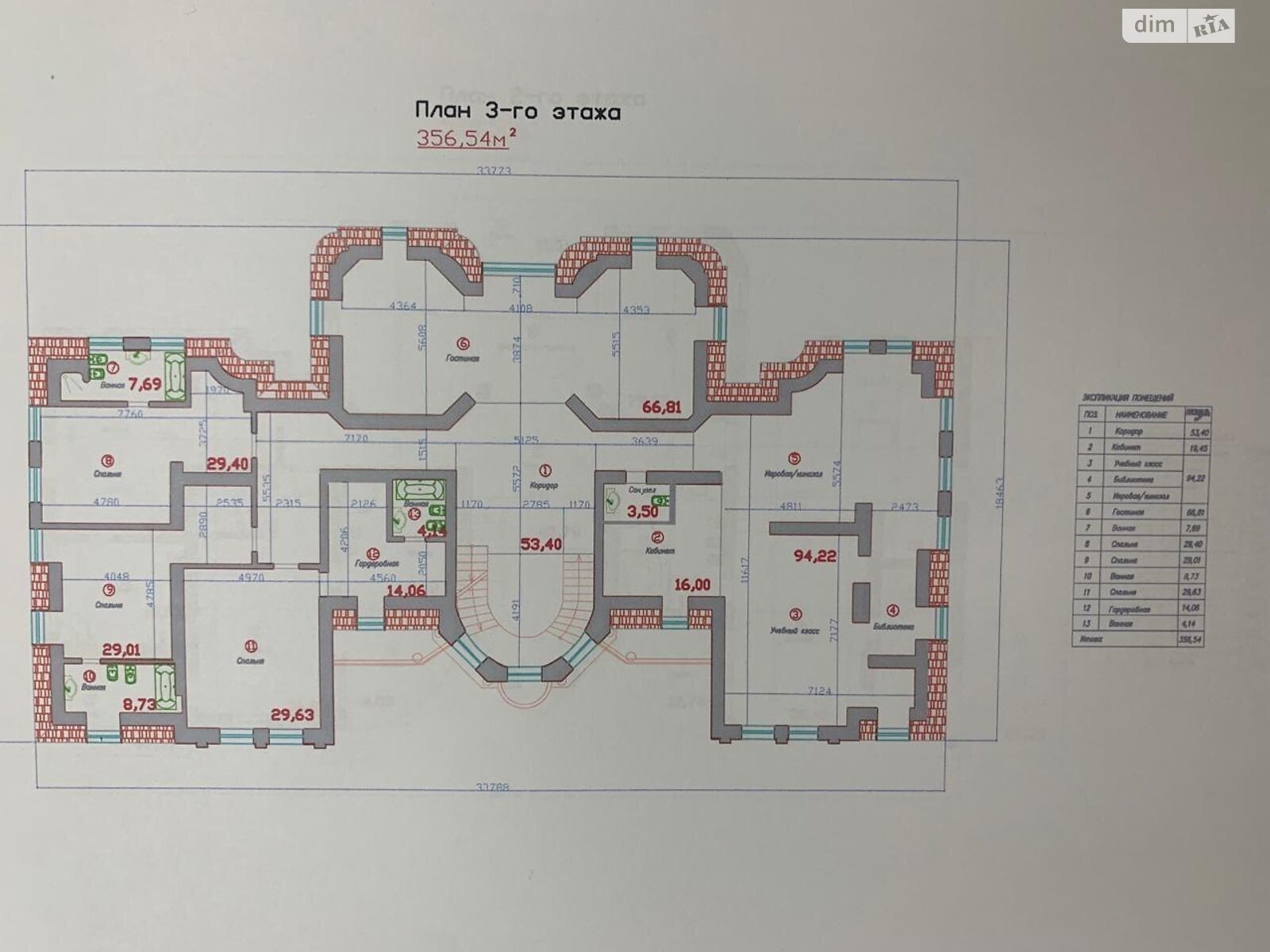 трехэтажный дом с гаражом, 2000 кв. м, кирпич. Продажа в Одессе район Совиньон фото 1 трехэтажный дом с гаражом, 2000 кв. м, кирпич. Продажа в Одессе район Совиньон фото 1
