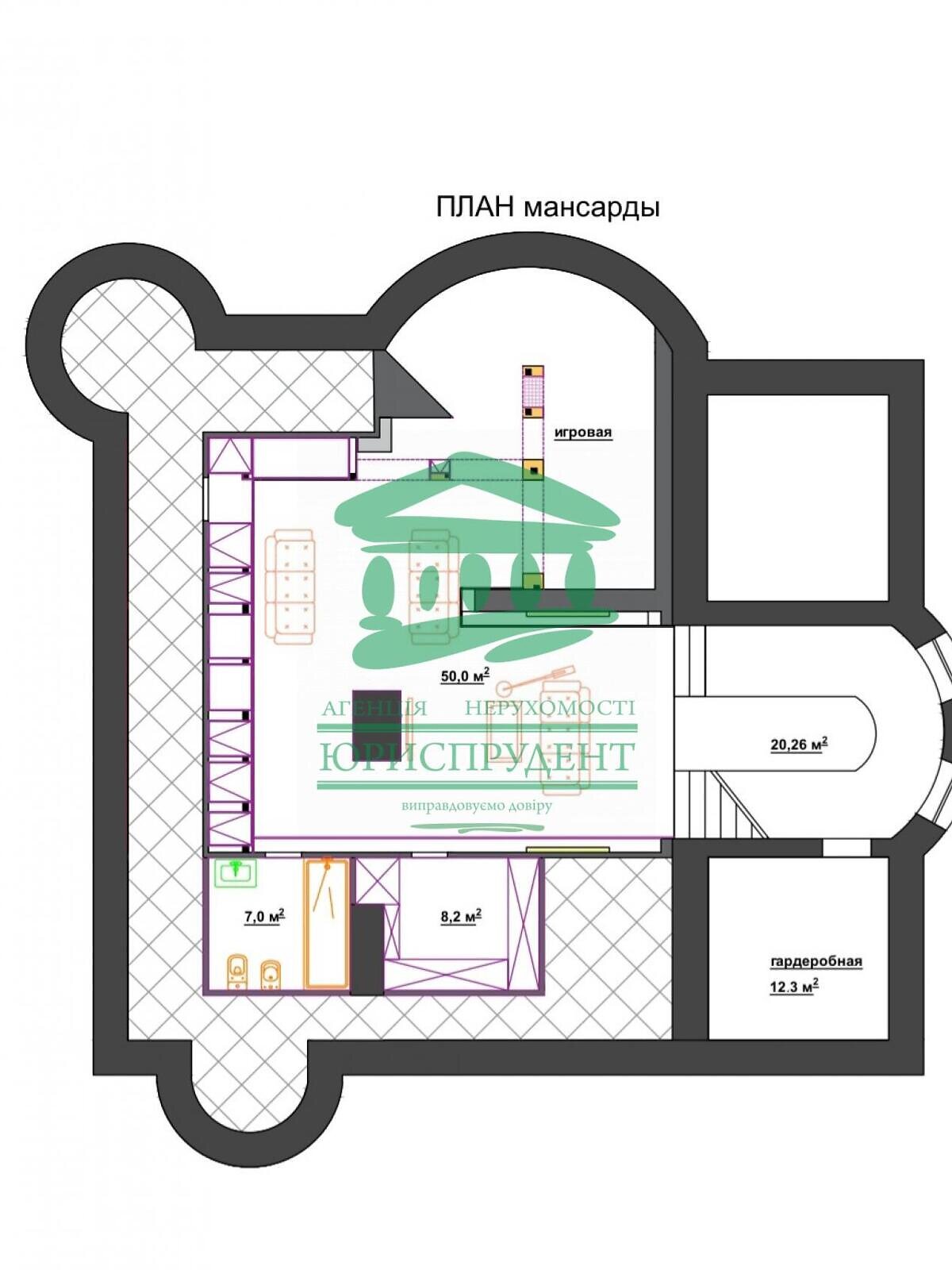 двоповерховий будинок, 700 кв. м, кирпич. Продаж в Одесі, район Совіньйон фото 1