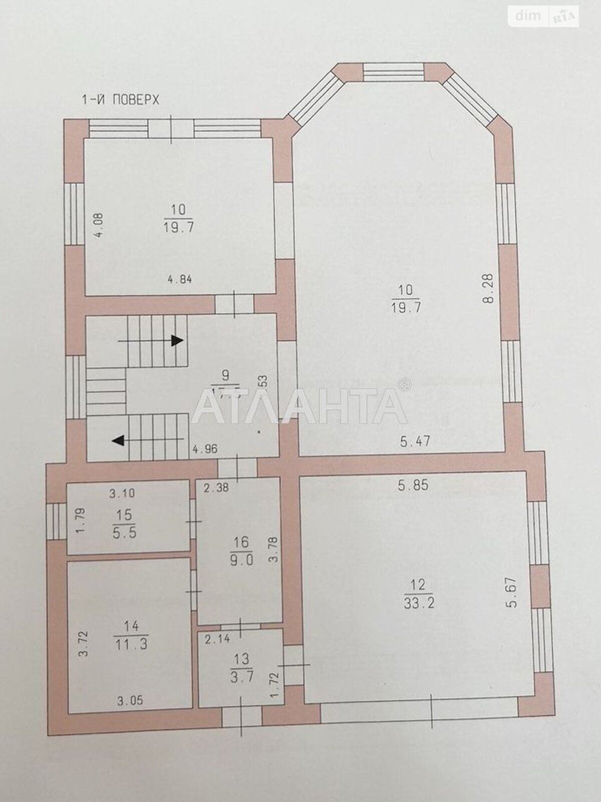 триповерховий будинок бесідка, 416 кв. м, кирпич. Продаж в Одесі, район Совіньйон фото 1