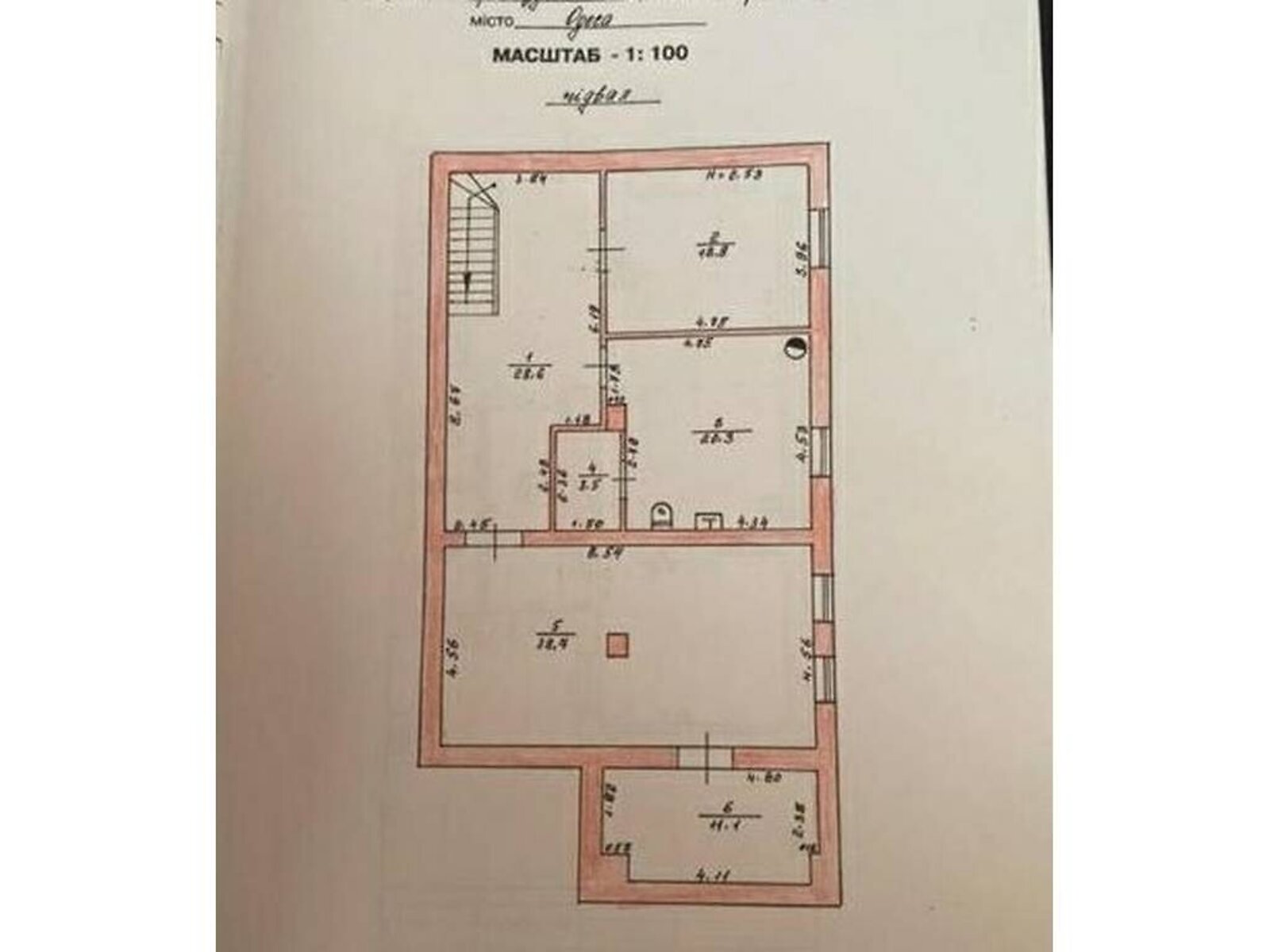 двухэтажный дом с балконом, 425 кв. м, кирпич. Продажа в Одессе район Южный фото 1