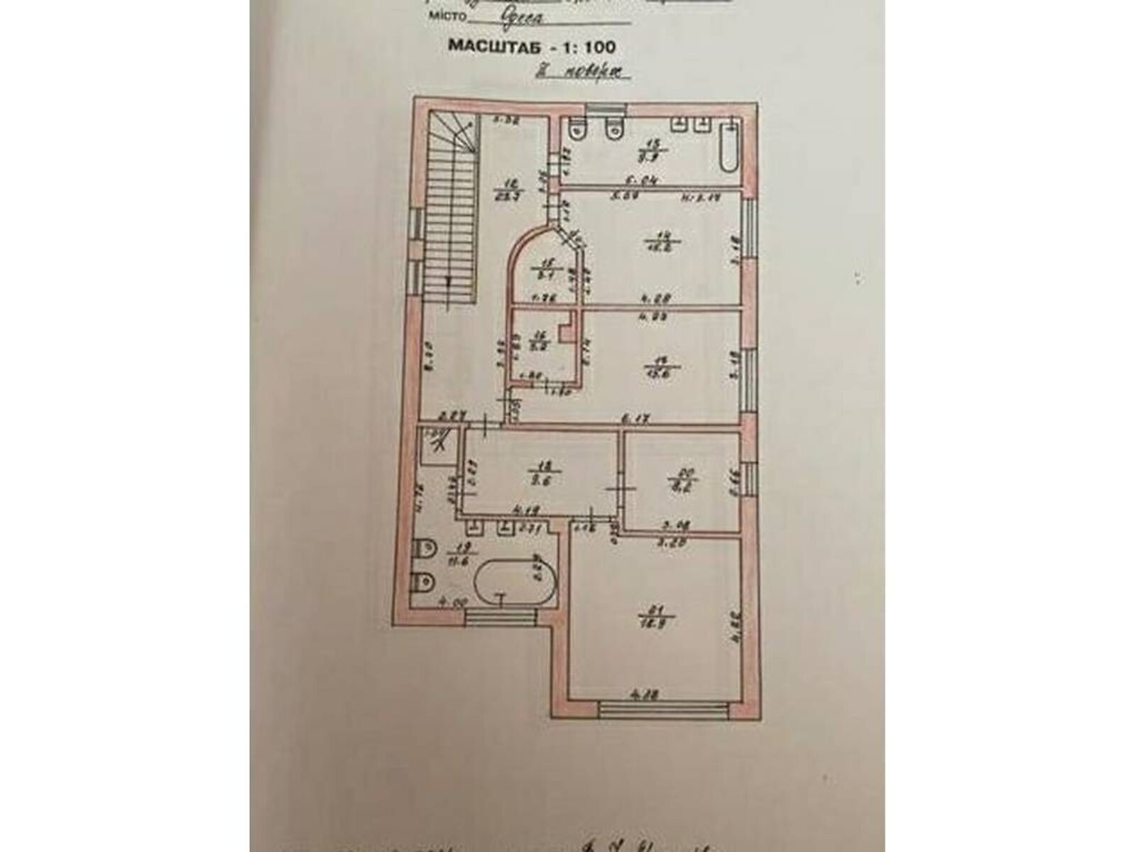 двухэтажный дом с балконом, 425 кв. м, кирпич. Продажа в Одессе район Южный фото 1