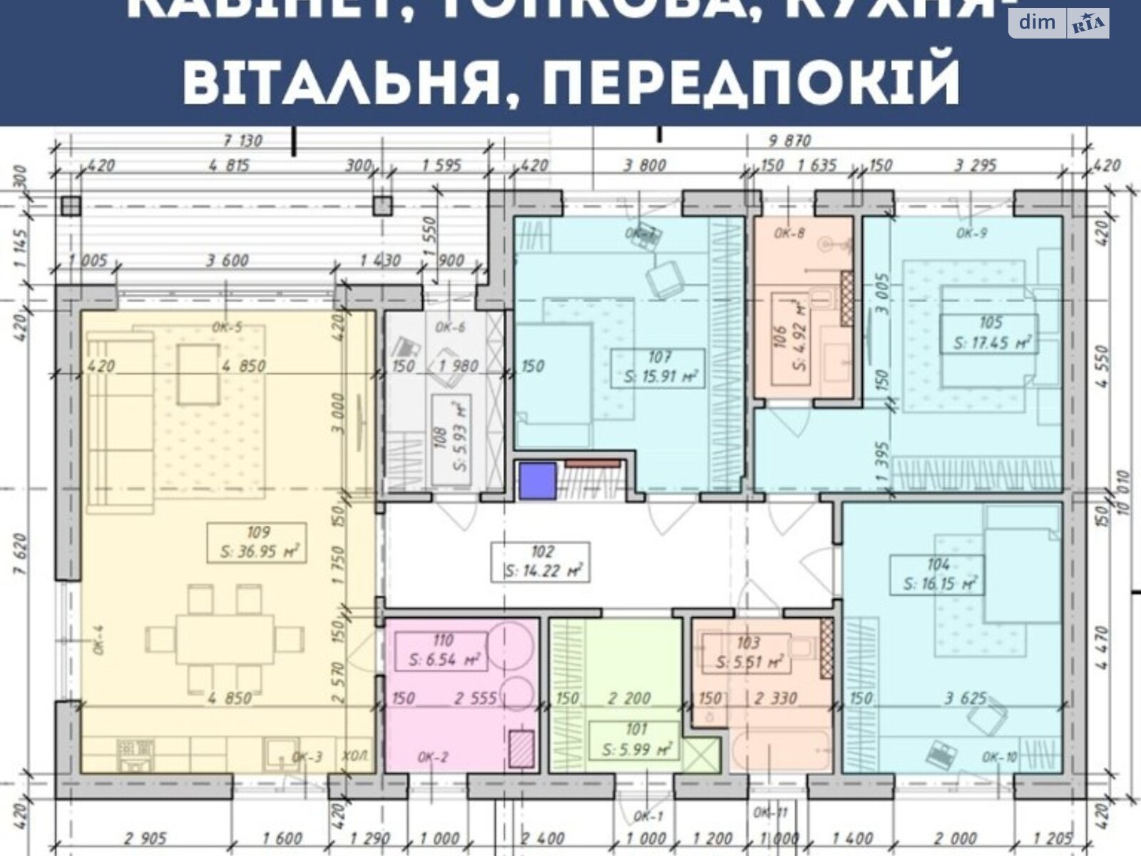 одноэтажный дом, 130 кв. м, газобетон. Продажа в Одессе район Лиманский фото 1