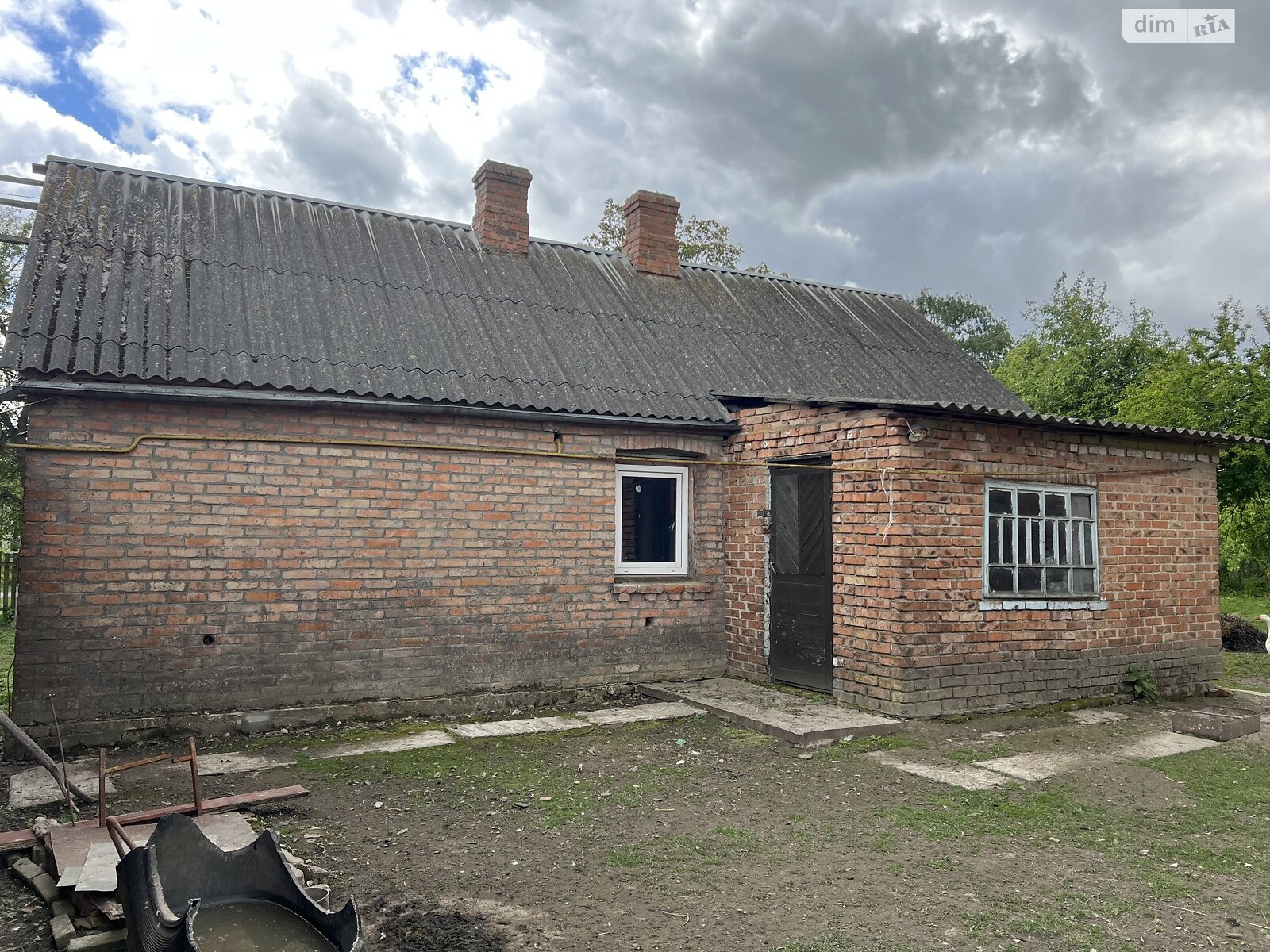 одноповерховий будинок з опаленням, 49 кв. м, дерево та цегла. Продаж у Охотині фото 1 одноповерховий будинок з опаленням, 49 кв. м, дерево та цегла. Продаж у Охотині фото 1