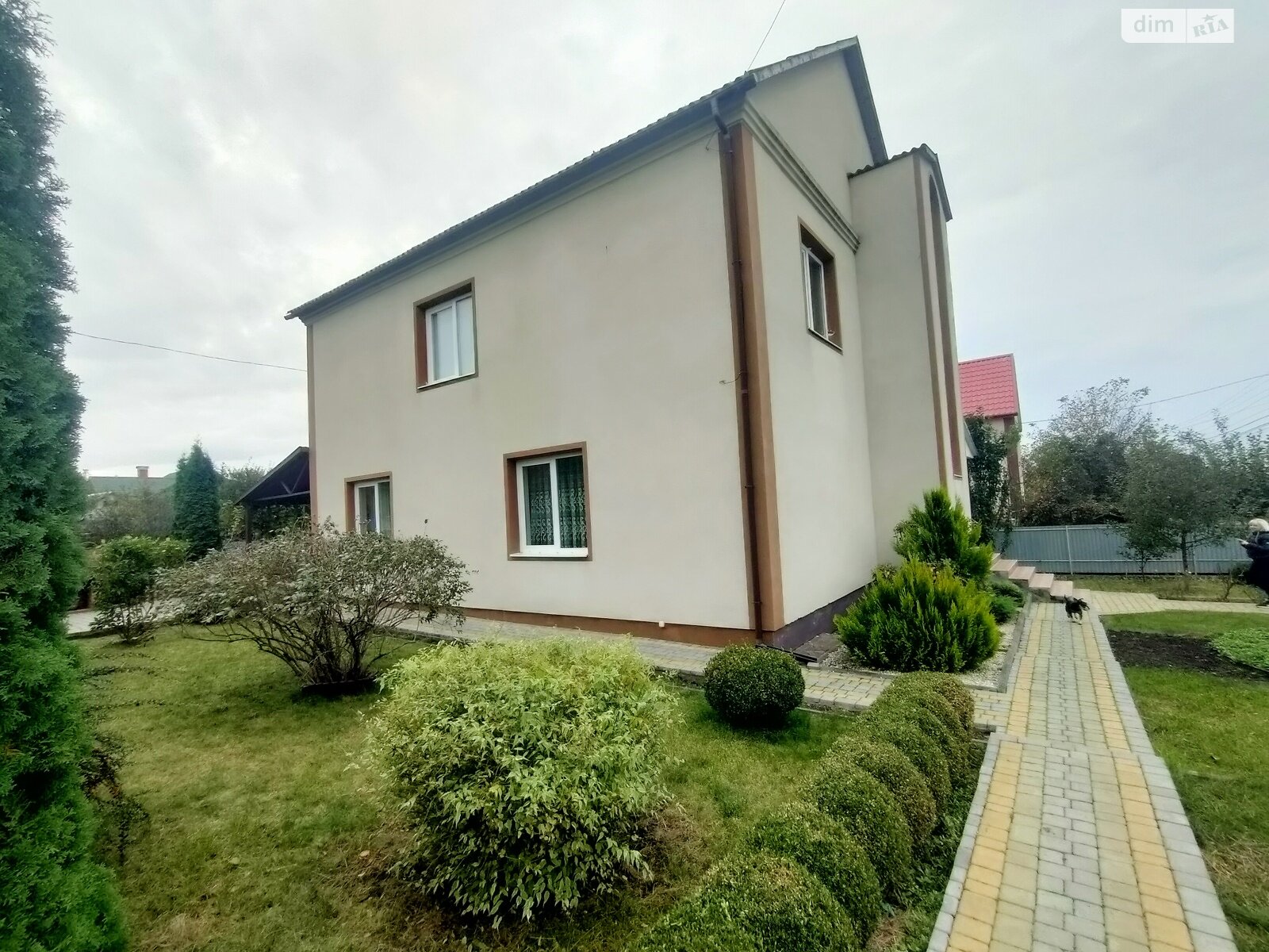 двоповерховий будинок веранда, 183.8 кв. м, цегла. Продаж у Олешині фото 1