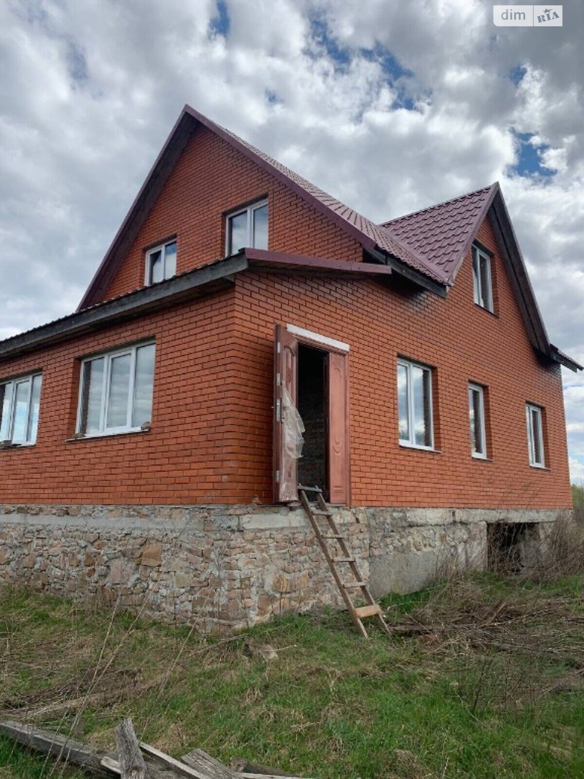 двухэтажный дом веранда, 120 кв. м, пеноблок. Продажа в Олевске район Олевск фото 1