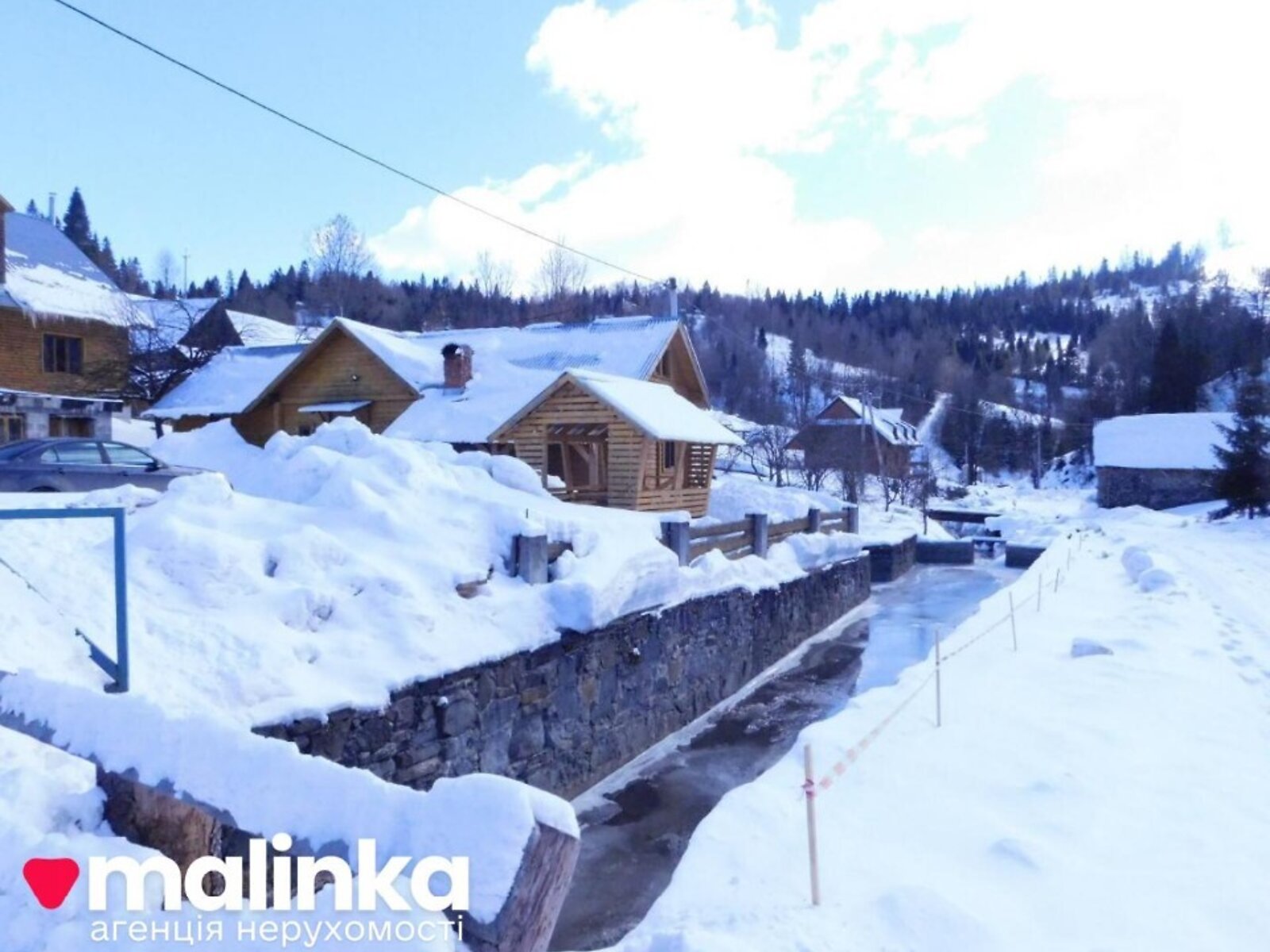 двухэтажный дом с балконом, 210 кв. м, дерево и кирпич. Продажа в Орявчике фото 1