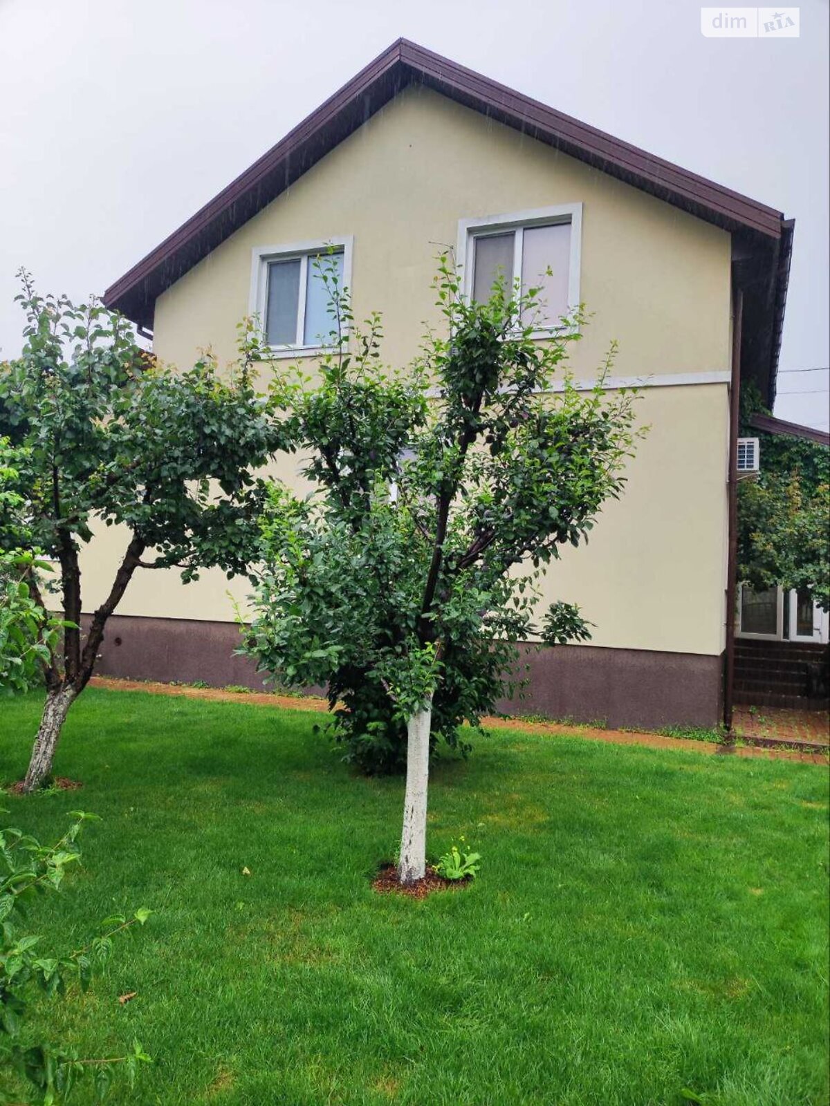 двухэтажный дом с верандой, 165.5 кв. м, кирпич. Продажа в Осещине фото 1