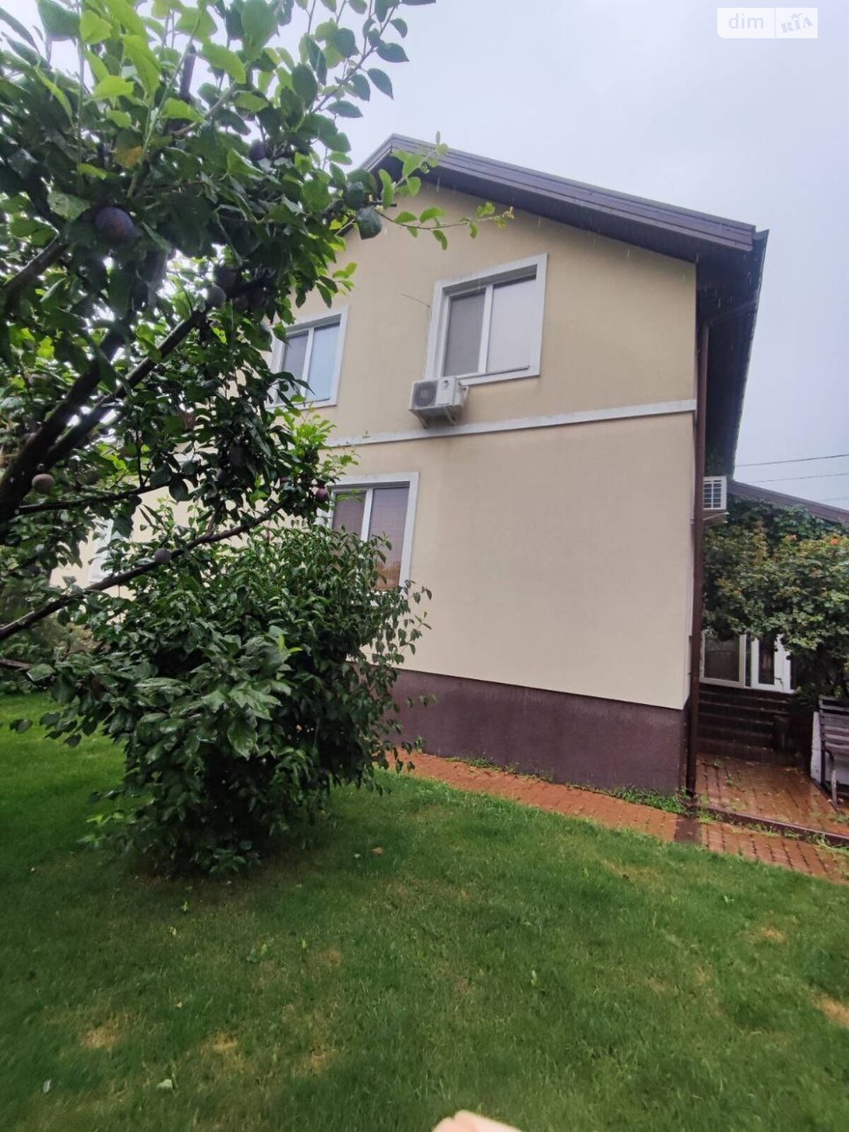 двухэтажный дом с верандой, 165.5 кв. м, кирпич. Продажа в Осещине фото 1