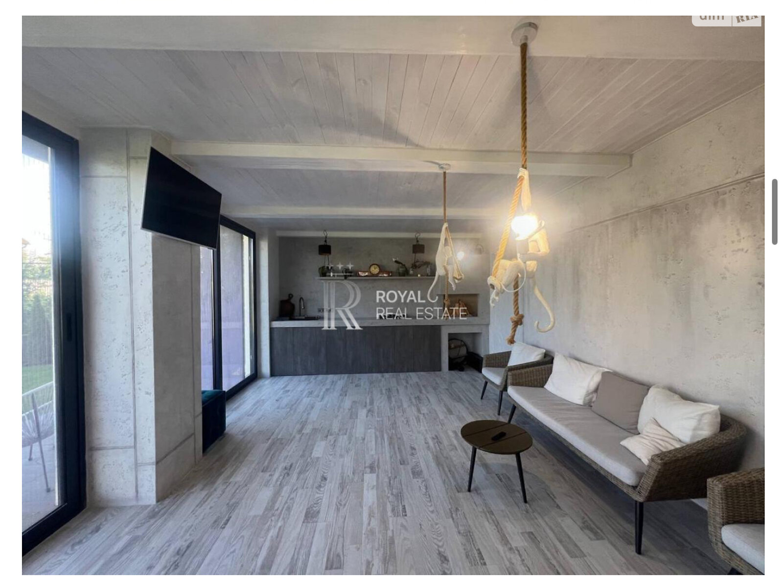 двухэтажный дом с верандой, 240 кв. м, пеноблок. Продажа в Осещине фото 1