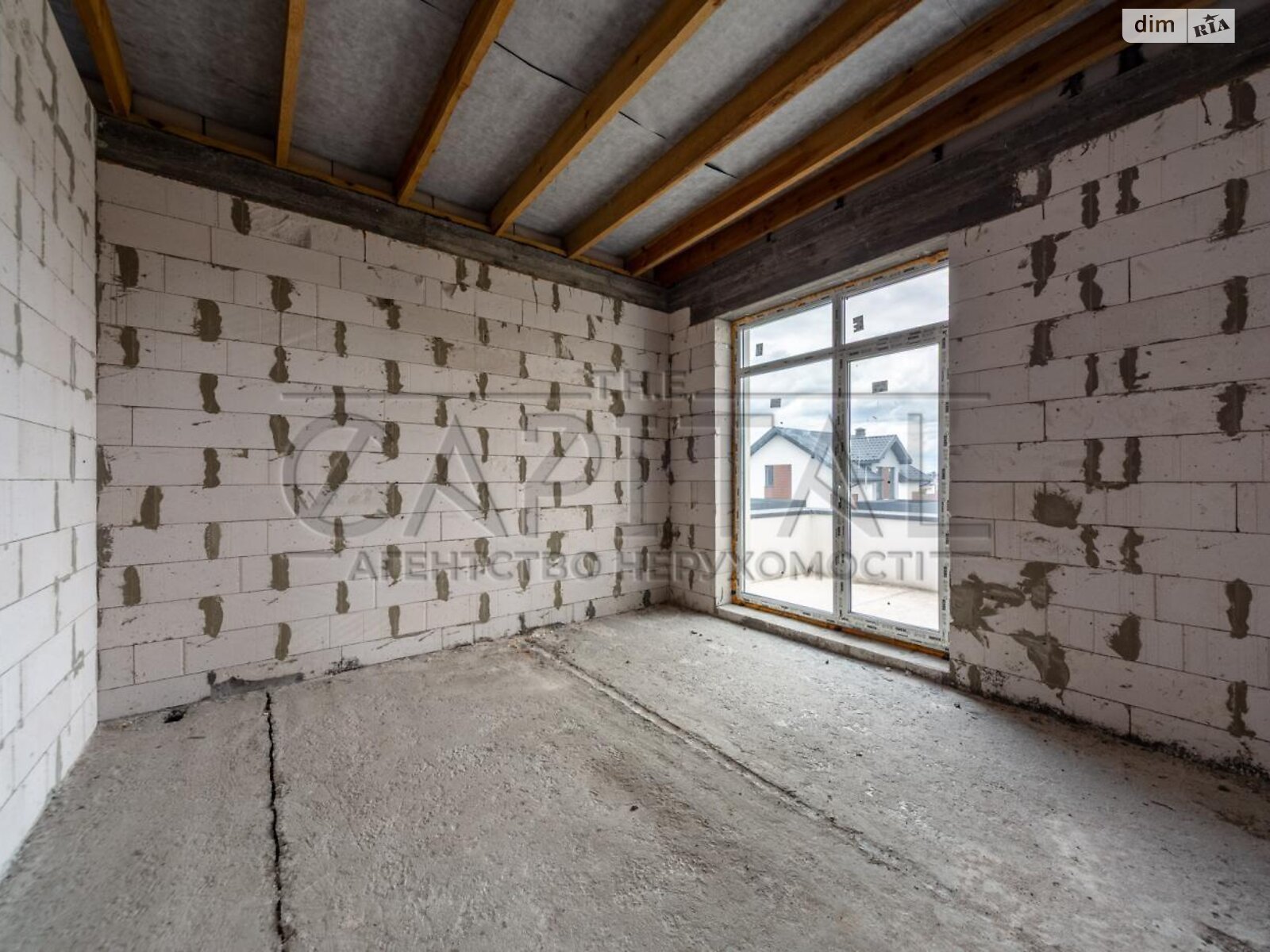 двоповерховий будинок з балконом, 160 кв. м, цегла. Продаж у Осещині фото 1