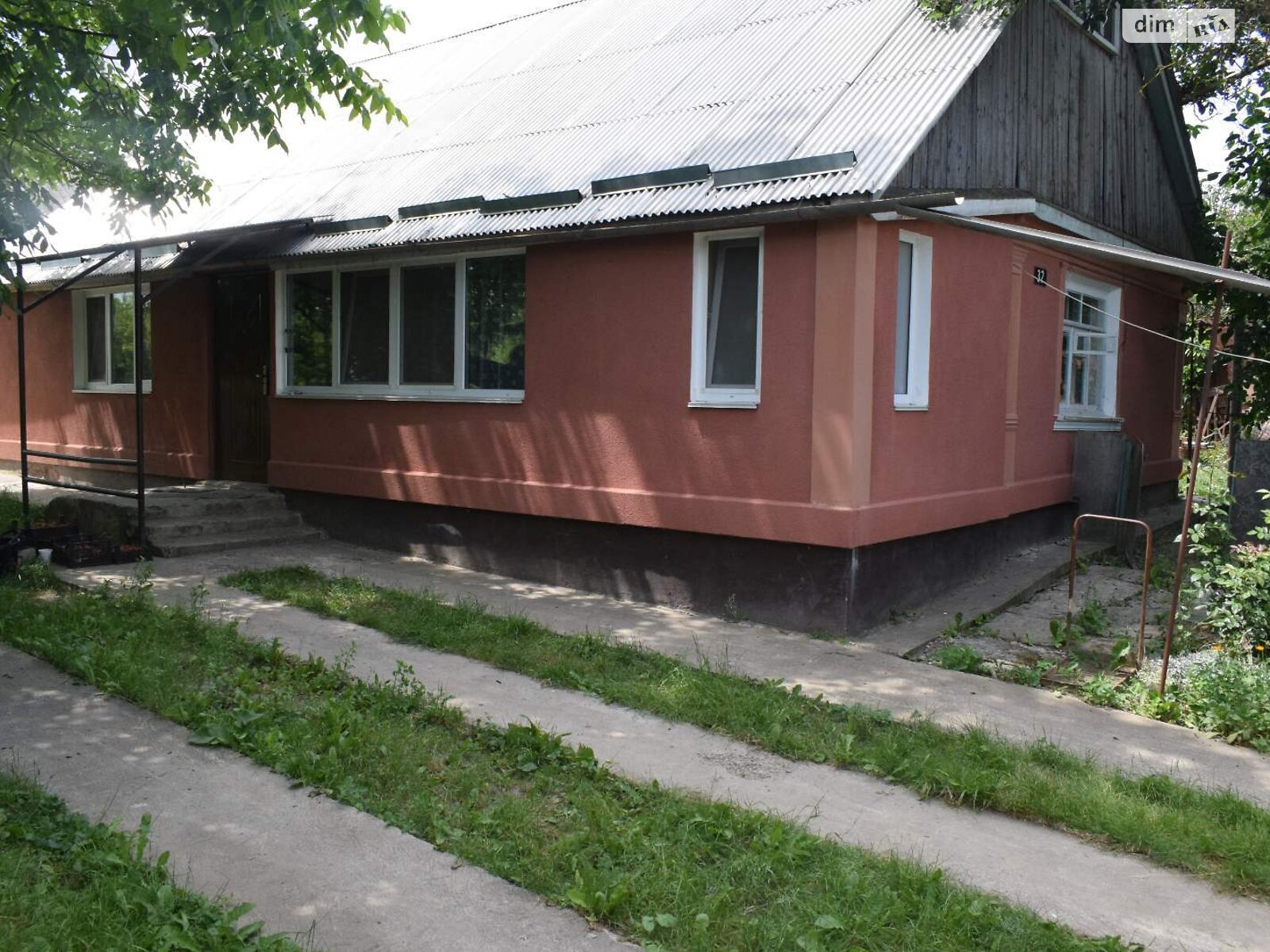 одноповерховий будинок з верандою, 75 кв. м, цегла. Продаж у Осламові фото 1