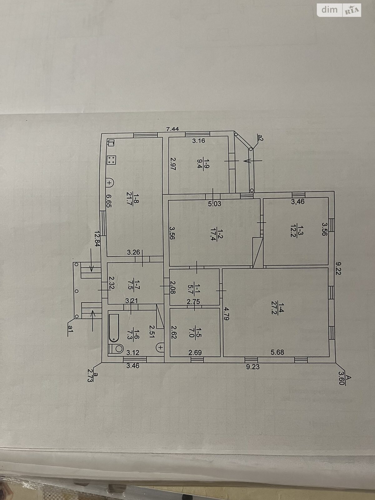 одноэтажный дом с верандой, 115 кв. м, дерево и кирпич. Продажа в Остре фото 1 одноэтажный дом с верандой, 115 кв. м, дерево и кирпич. Продажа в Остре фото 1