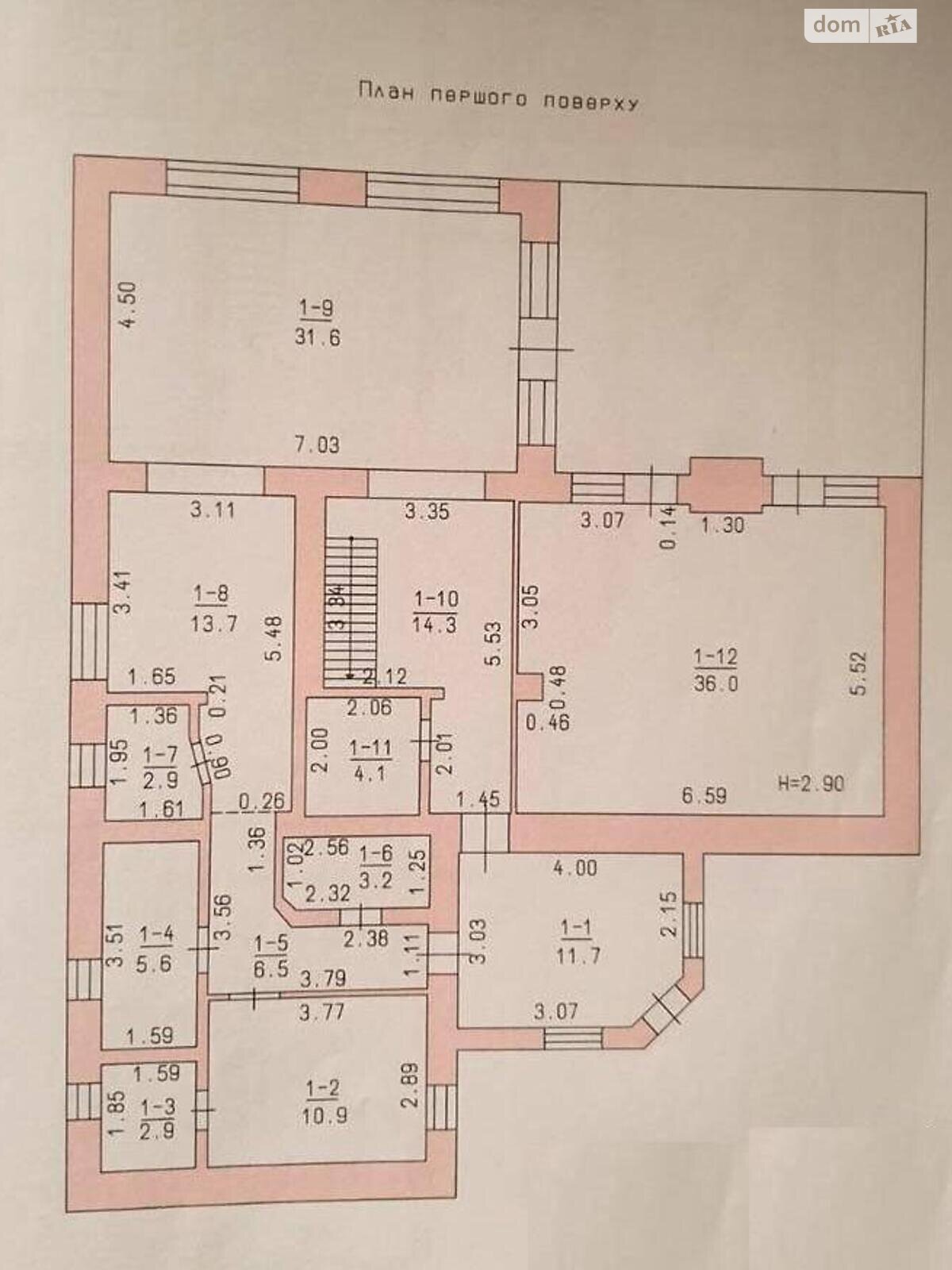 трехэтажный дом, 272 кв. м, кирпич. Продажа в Овидиополе район Грибовка фото 1