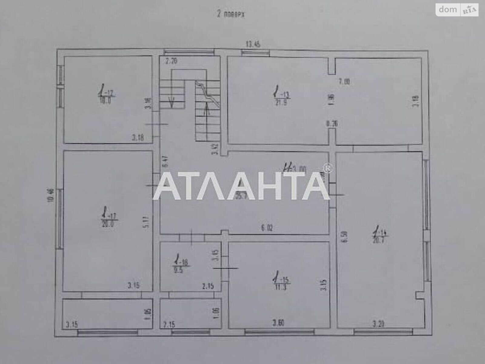 трехэтажный дом, 477.2 кв. м, дерево и кирпич. Продажа в Овидиополе район Грибовка фото 1