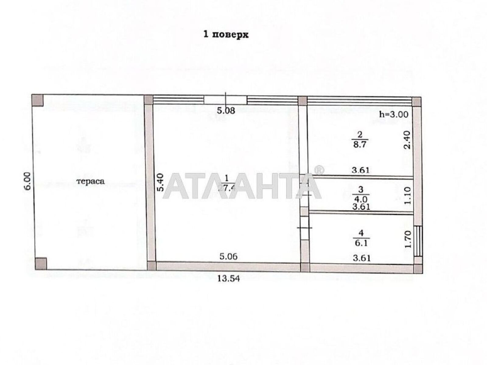 двухэтажный дом, 117 кв. м, газобетон. Продажа в Овидиополе район Грибовка фото 1