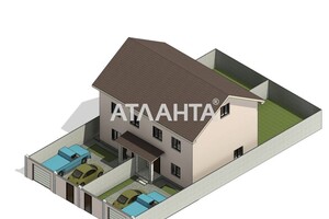 двухэтажный дом беседка, 92 кв. м, газобетон. Продажа в Лиманке фото 2