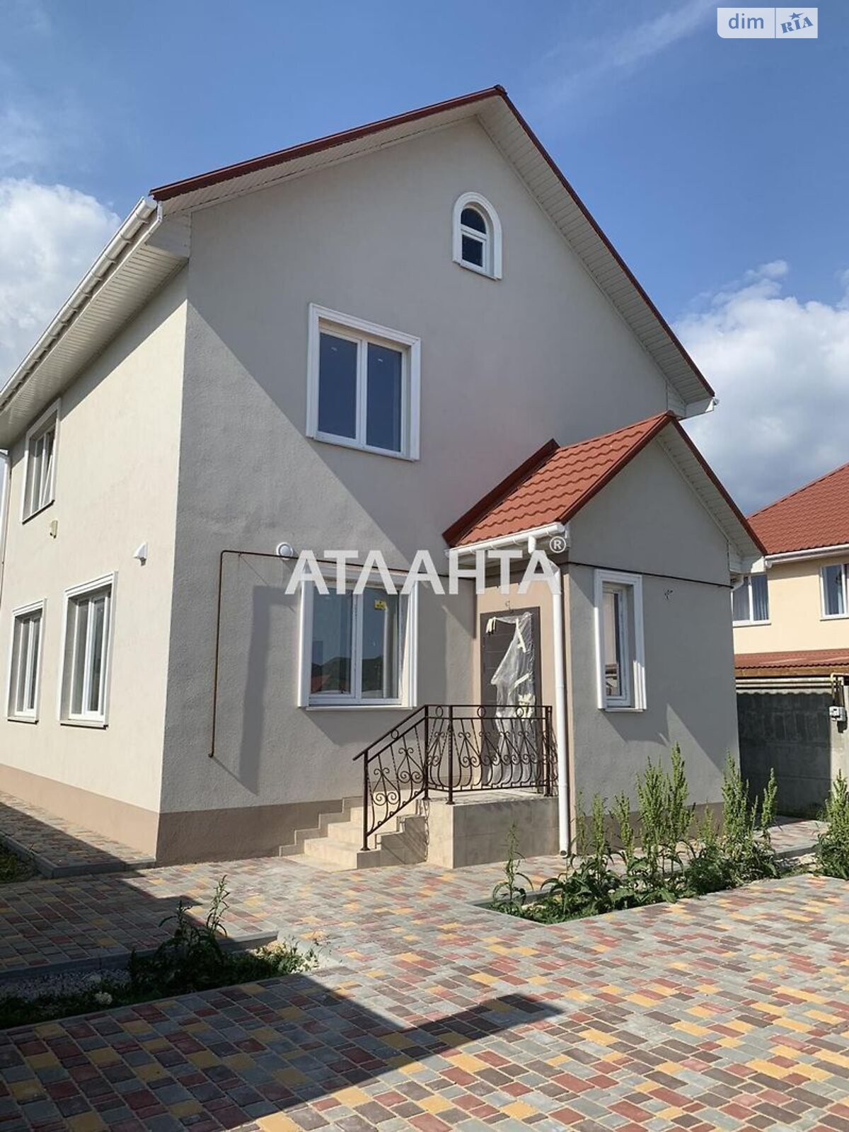 двоповерховий будинок бесідка, 120 кв. м, газобетон. Продаж у Лиманці фото 1