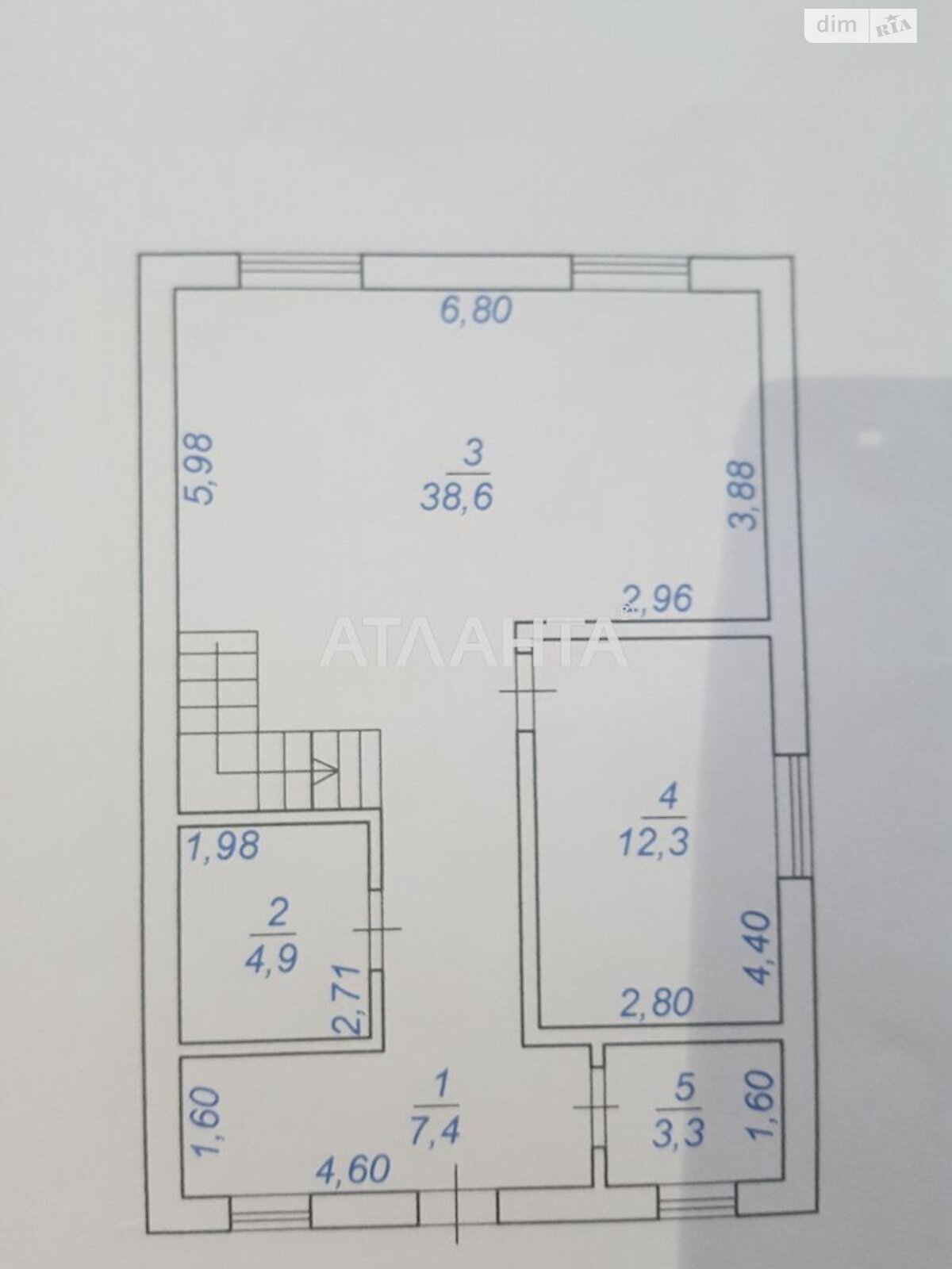 двоповерховий будинок, 135 кв. м, газобетон. Продаж у Лиманці фото 1