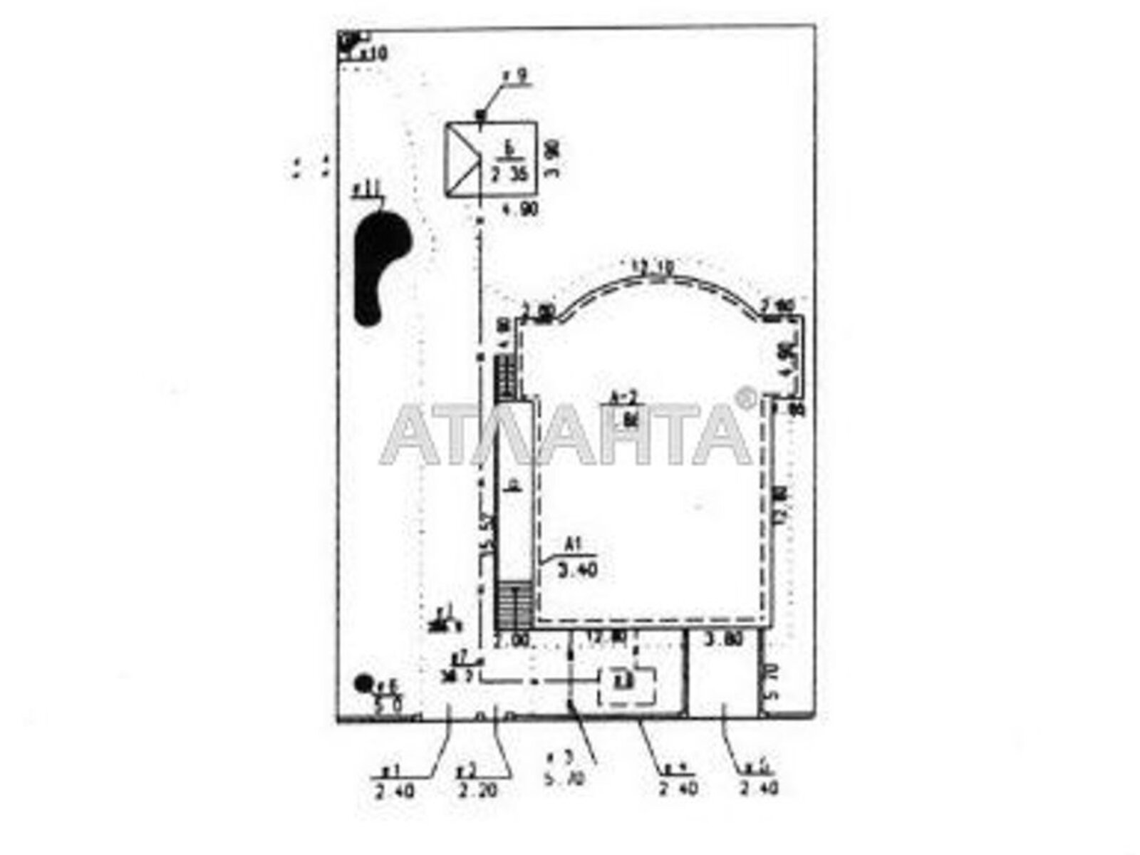 двухэтажный дом, 455 кв. м, ракушечник (ракушняк). Продажа в undefined (Одесская обл.) фото 1