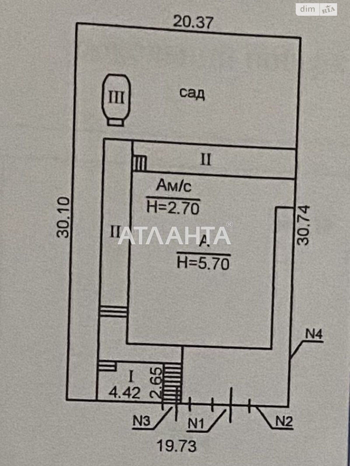 двухэтажный дом, 110 кв. м, ракушечник (ракушняк). Продажа в Новой Долине фото 1