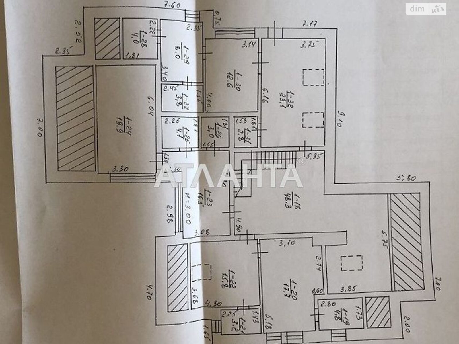 двоповерховий будинок, 649.2 кв. м, кирпич. Продаж у Санжійці фото 1