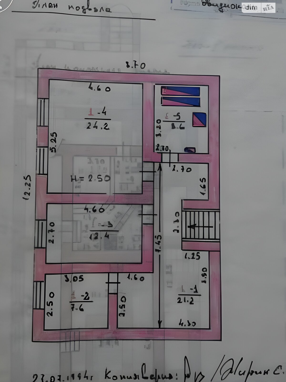 трехэтажный дом, 310.6 кв. м, газобетон. Продажа в Овидиополе фото 1