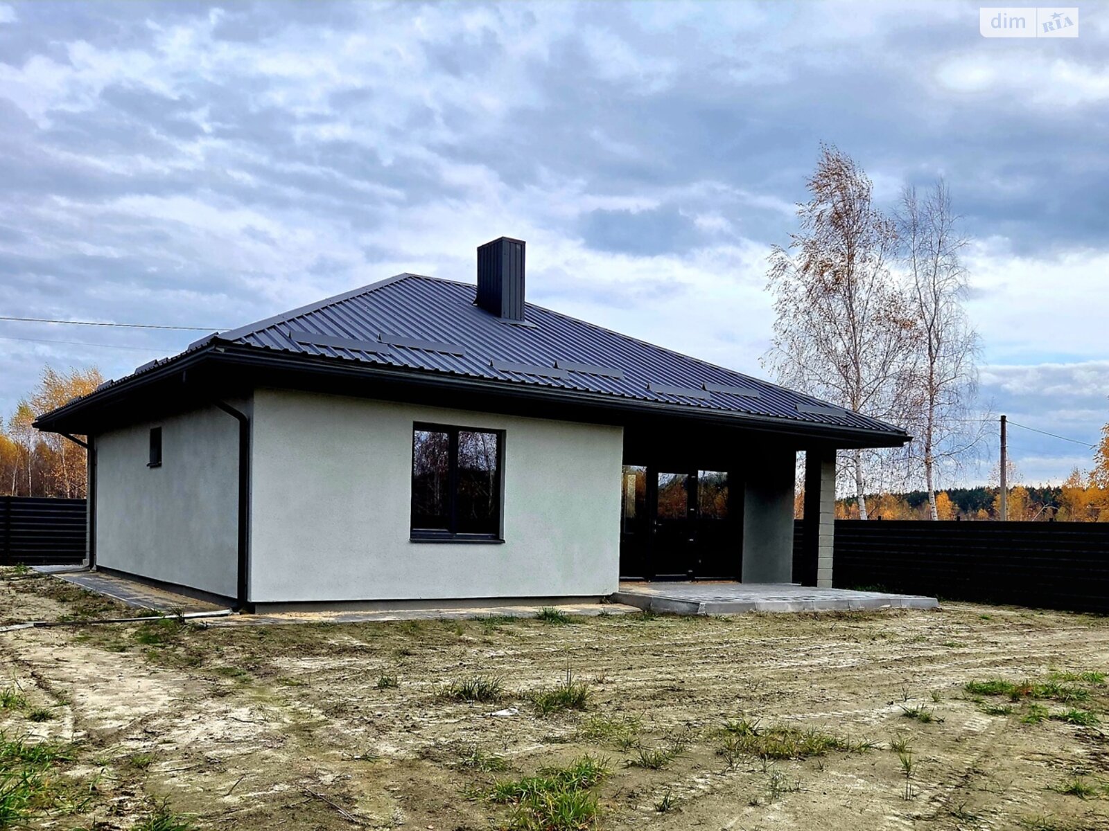 одноповерховий будинок, 84 кв. м, піноблок. Продаж у Озерці фото 1