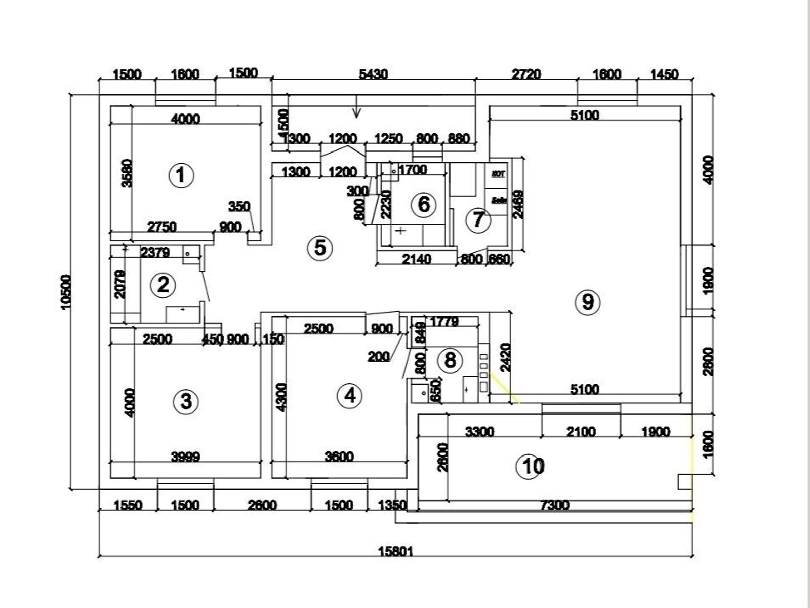 одноповерховий будинок з верандою, 123.4 кв. м, цегла. Продаж у Паланках фото 1