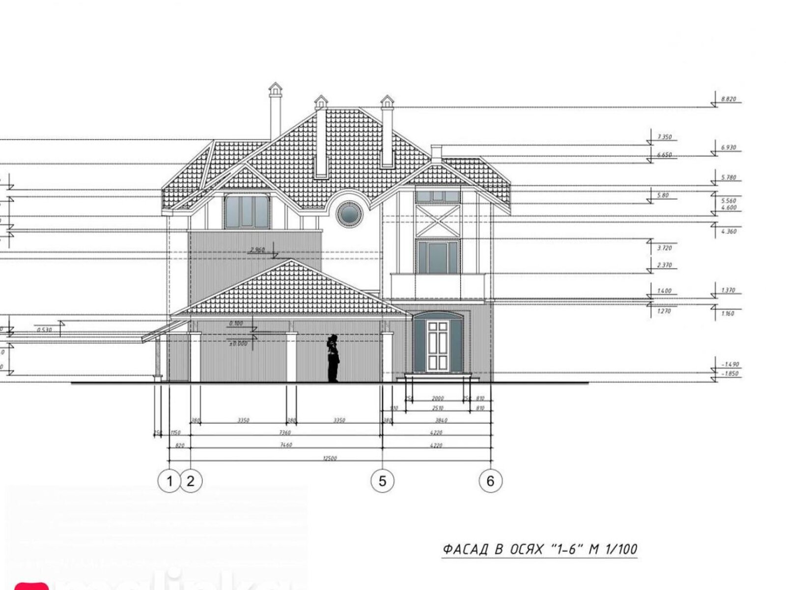 двухэтажный дом, 310.5 кв. м, кирпич. Продажа в Пасеки-Зубрицкие фото 1