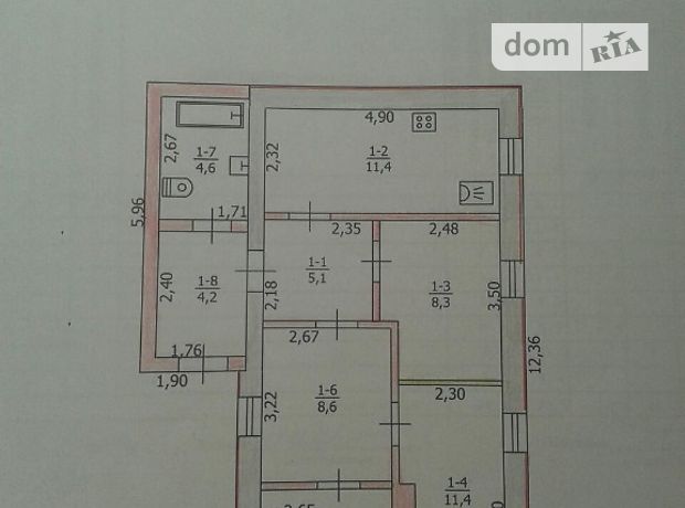 Продажа дома, 63.1м², Днепропетровская, Павлоград, Петра Сагайдачного Ульянова, дом 16 Продажа дома, 63.1м², Днепропетровская, Павлоград, Петра Сагайдачного Ульянова, дом 16