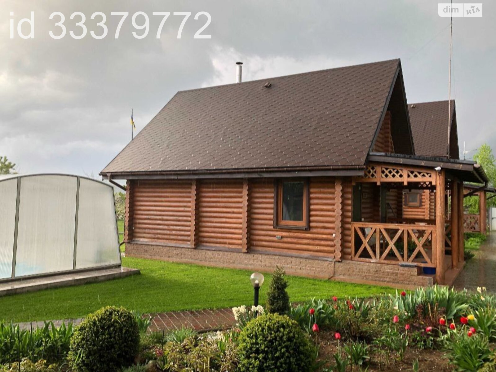 двоповерховий будинок з опаленням, 160 кв. м, зруб. Продаж у Пекарях фото 1