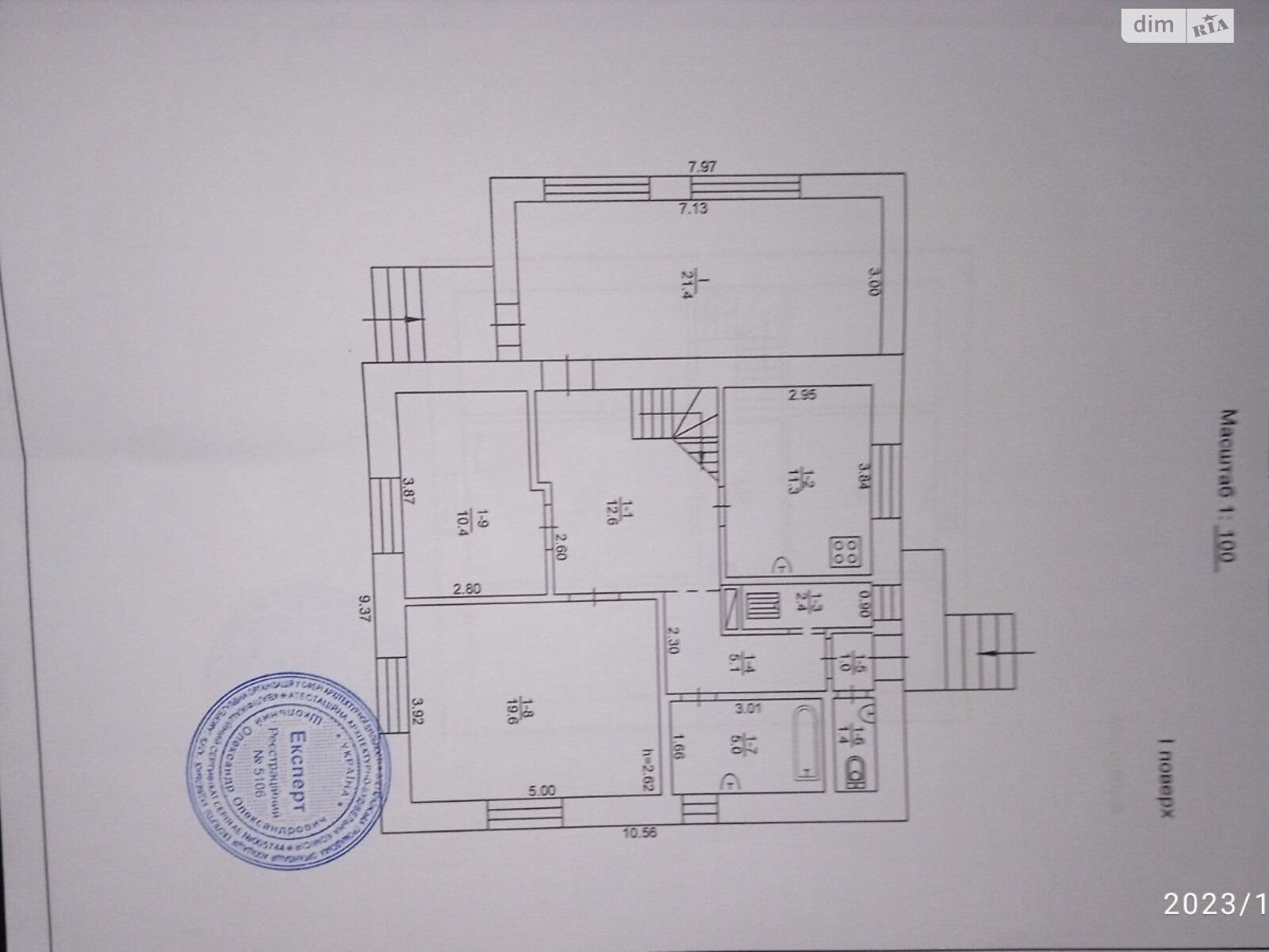 двоповерховий будинок, 83 кв. м, цегла. Продаж в Переяславі-Хмельницькому, район Переяслав-Хмельницький фото 1