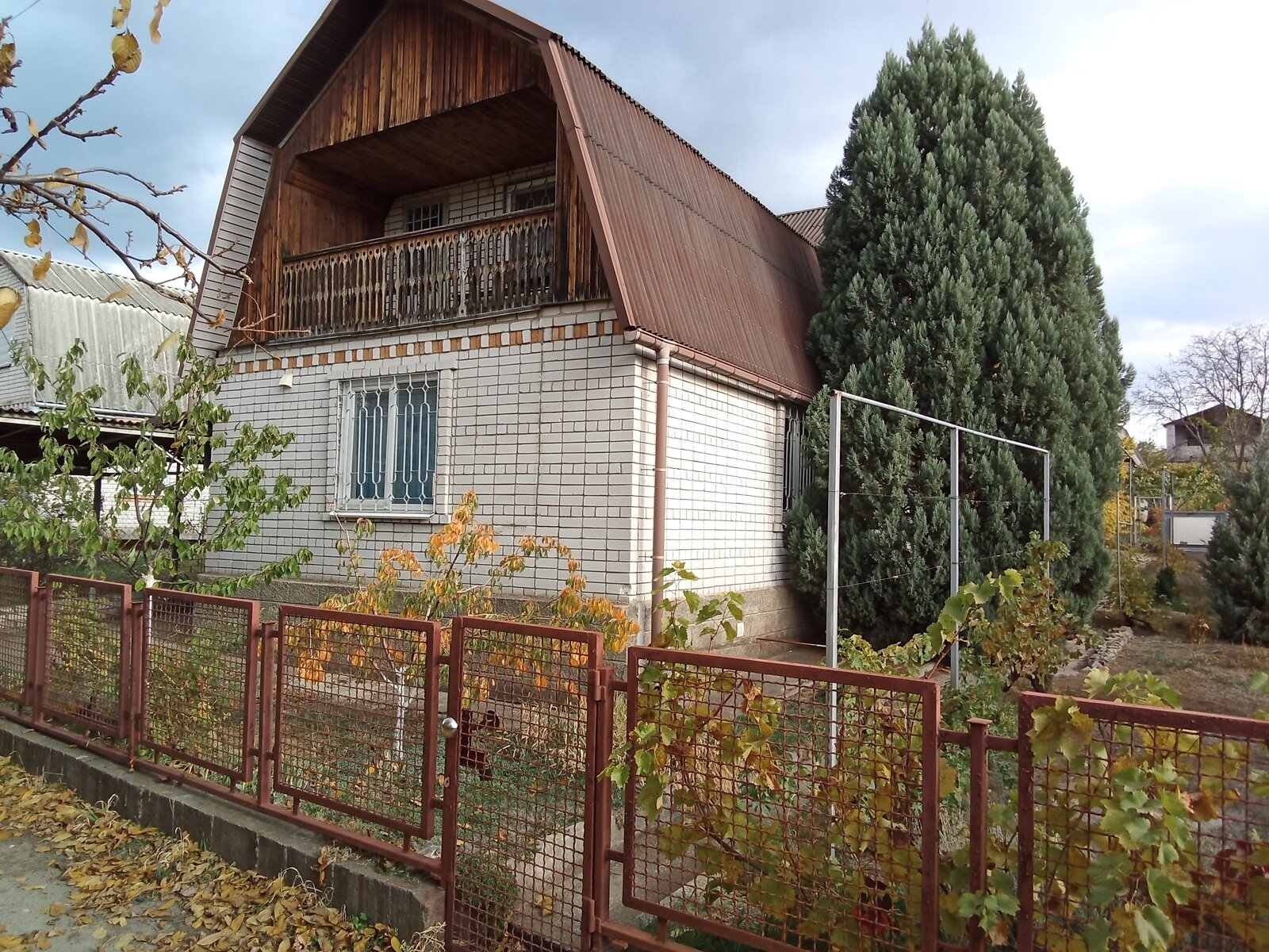 триповерховий будинок веранда, 118.7 кв. м, цегла. Продаж у Любимівці фото 1