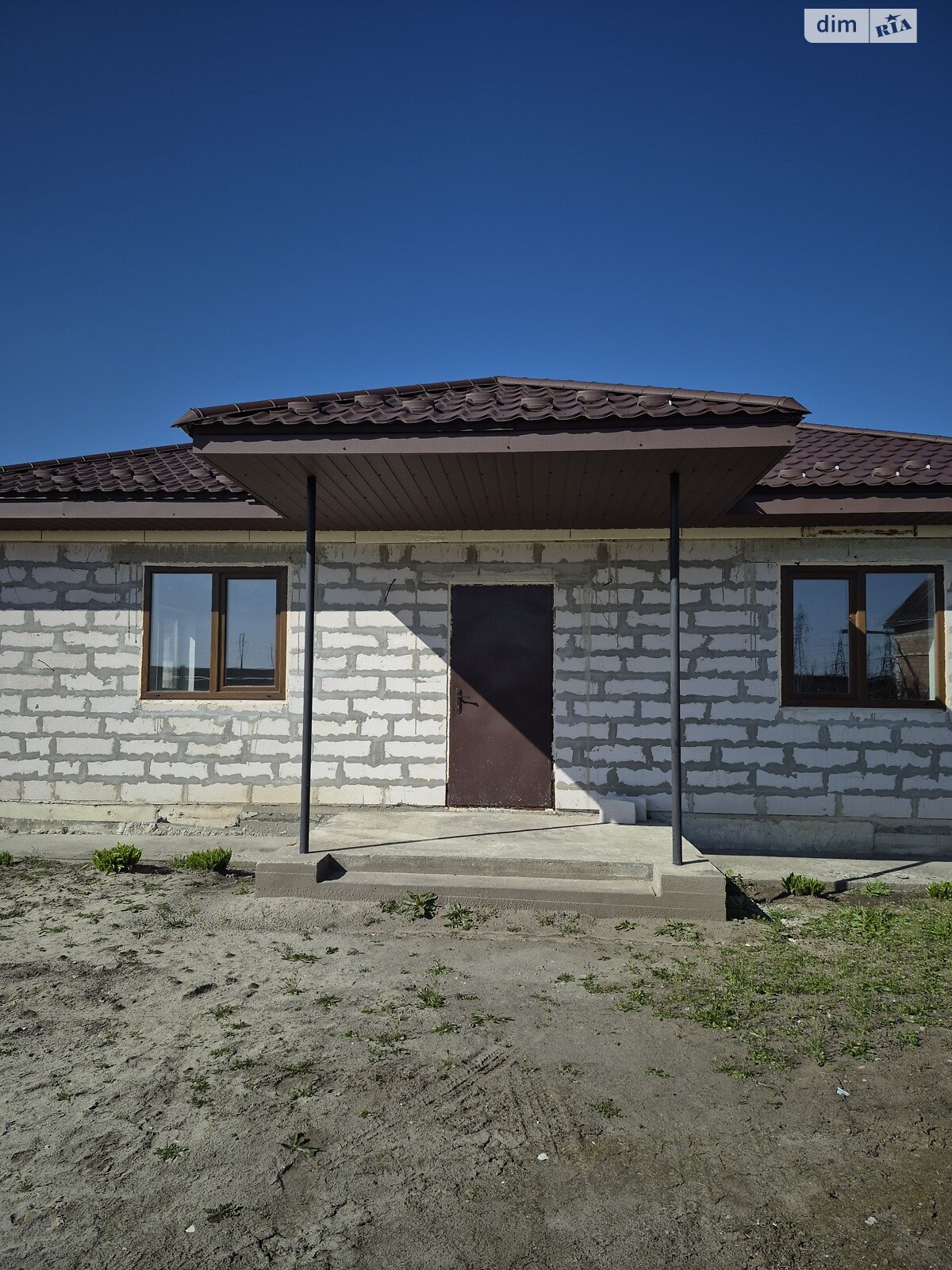 одноповерховий будинок з верандою, 100 кв. м, піноблок. Продаж у Піщаній фото 1 одноповерховий будинок з верандою, 100 кв. м, піноблок. Продаж у Піщаній фото 1