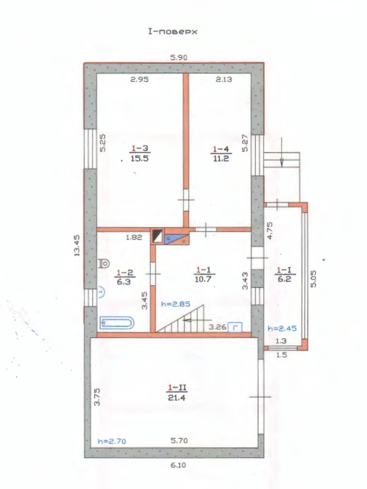 двоповерховий будинок з гаражем, 130 кв. м, кирпич. Продаж у Піщанці фото 1