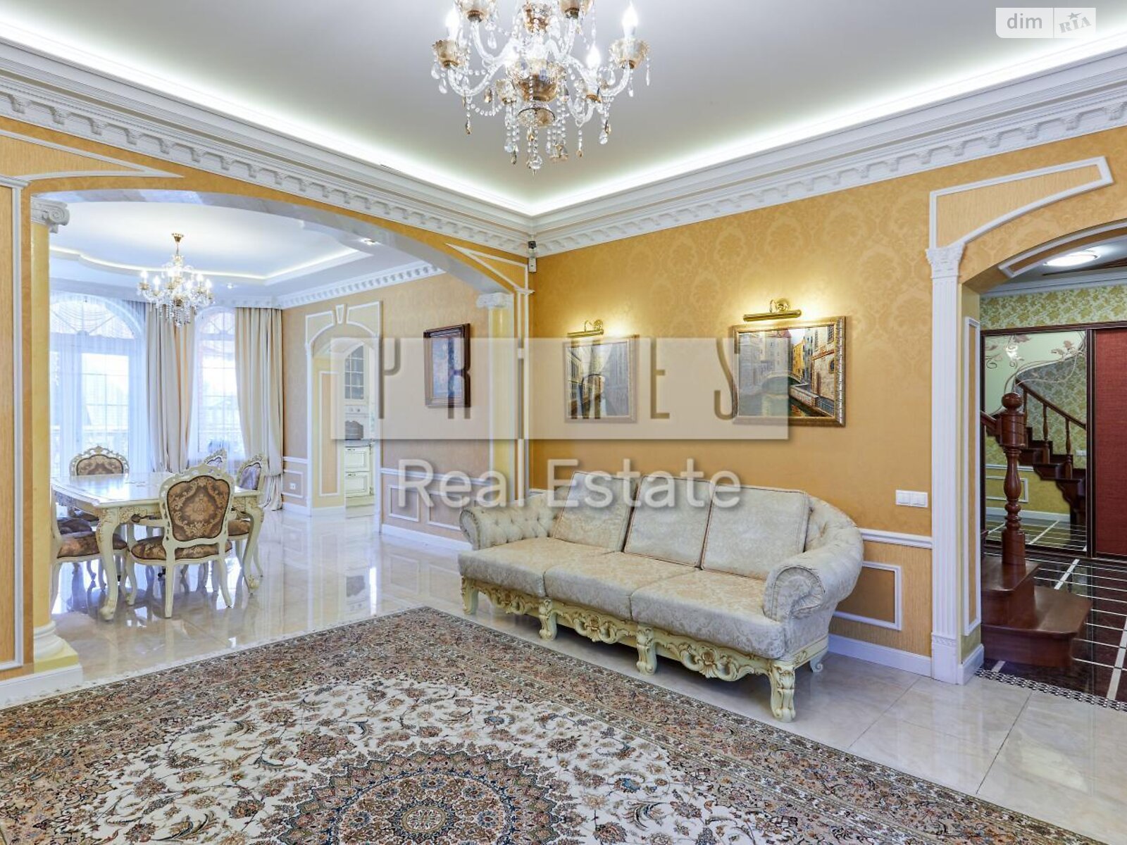 двухэтажный дом с верандой, 335.5 кв. м, кирпич. Продажа в Петрушках фото 1